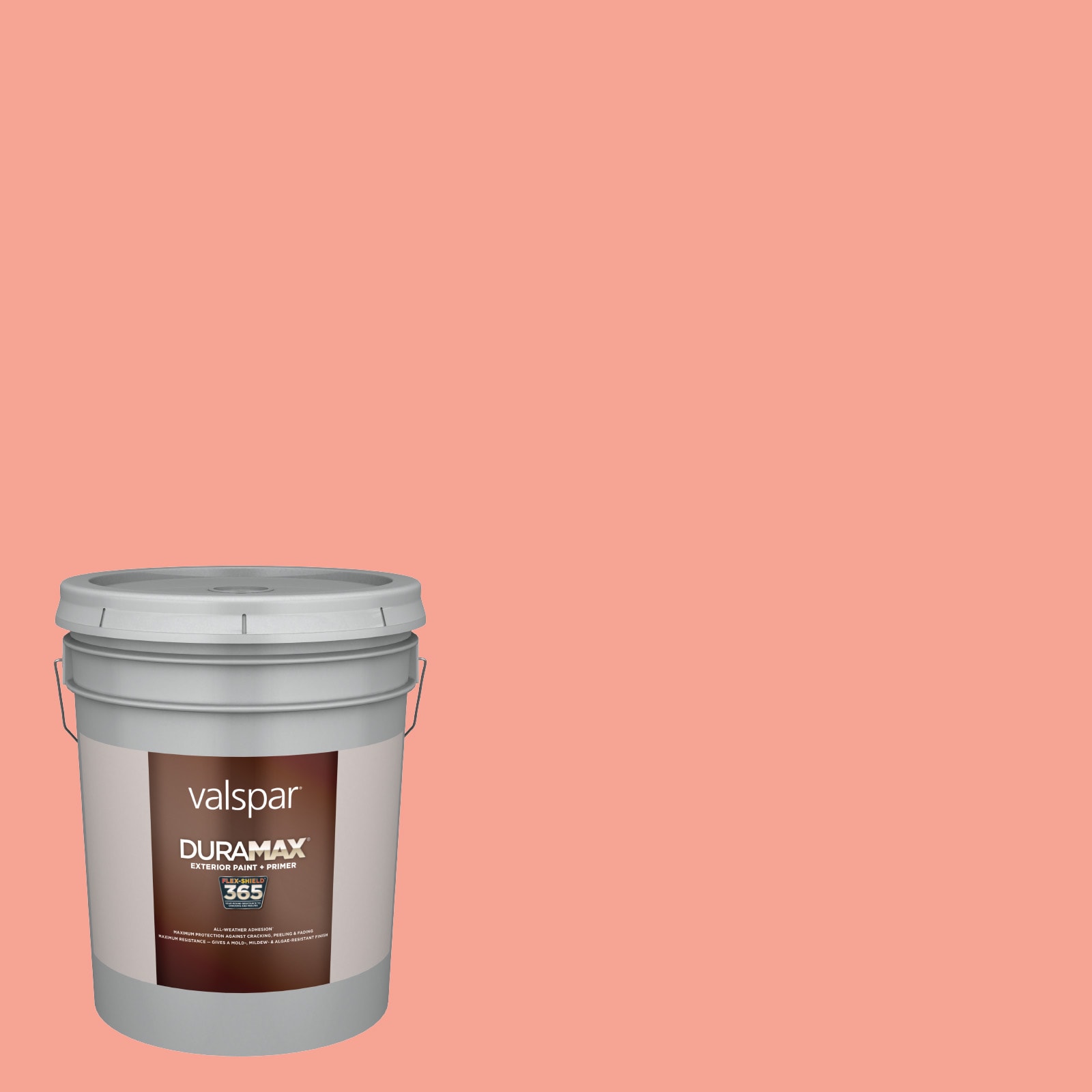 Valspar 2004-4A-91244 Duramax Satin Coral Reef 2004-4A Latex Exterior Paint + Primer ( 5-gallon )