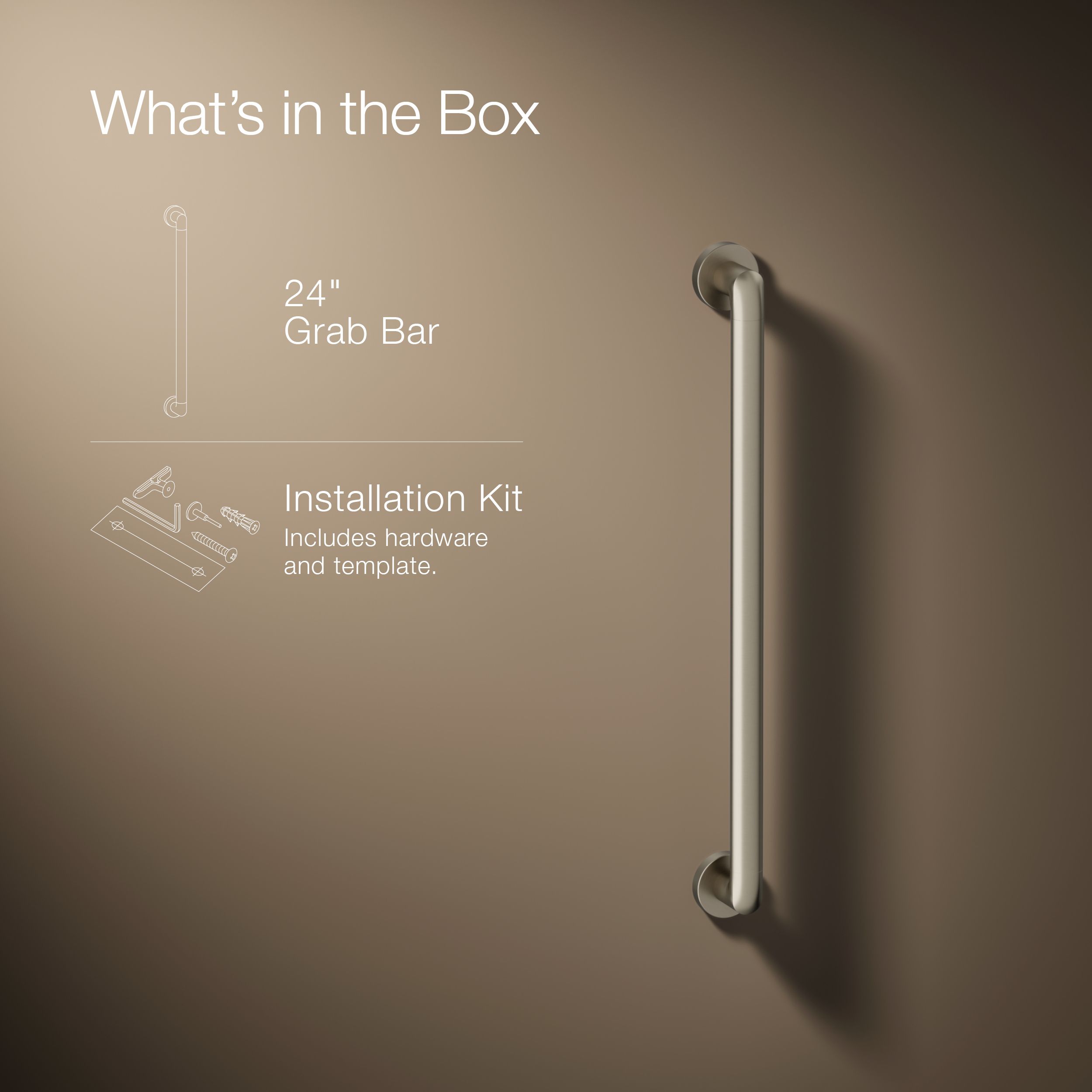 KOHLER K-24550-BN Grab-Bars - View #8