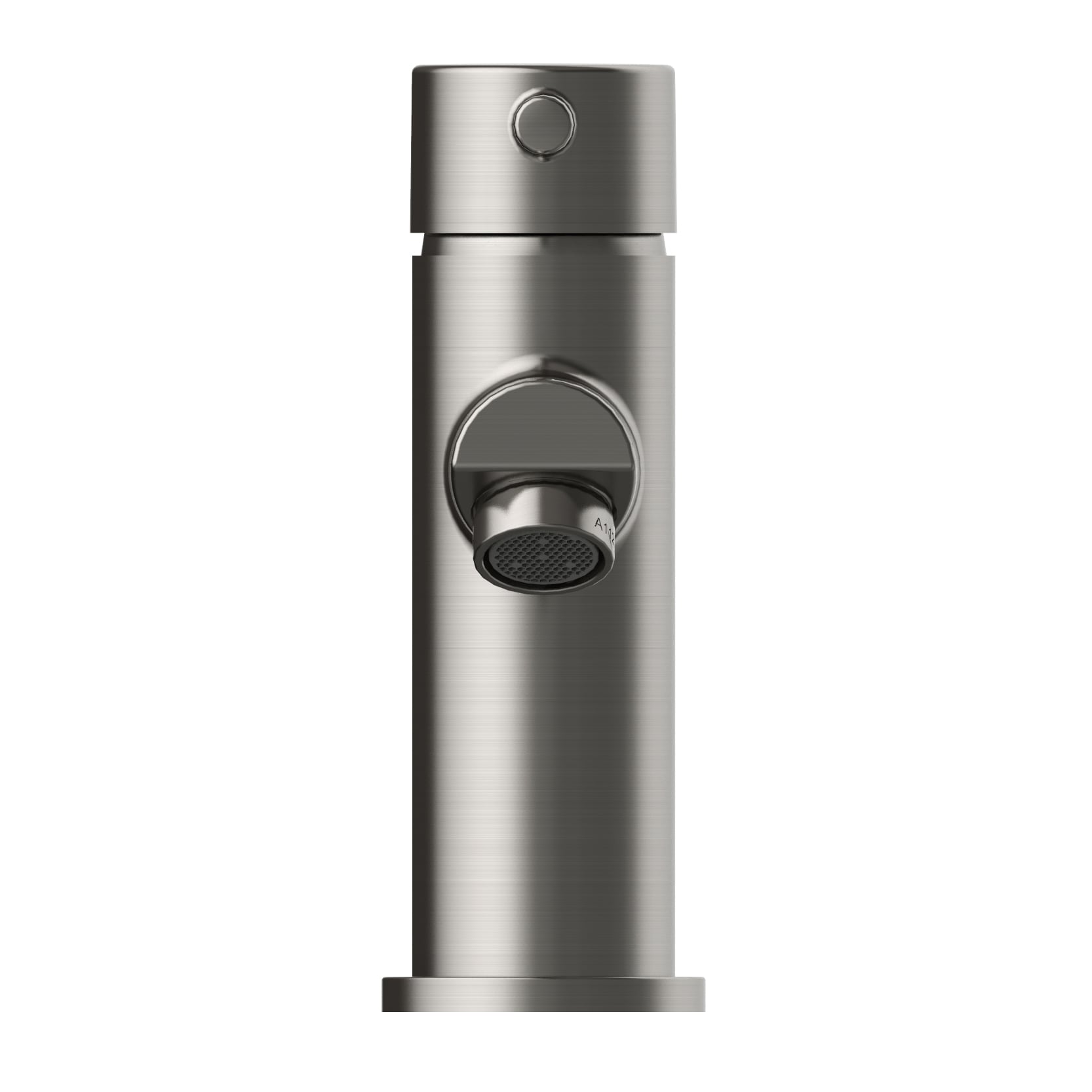 Satin Nickel Single Handle Bathroom Faucet with Ceramic Disc