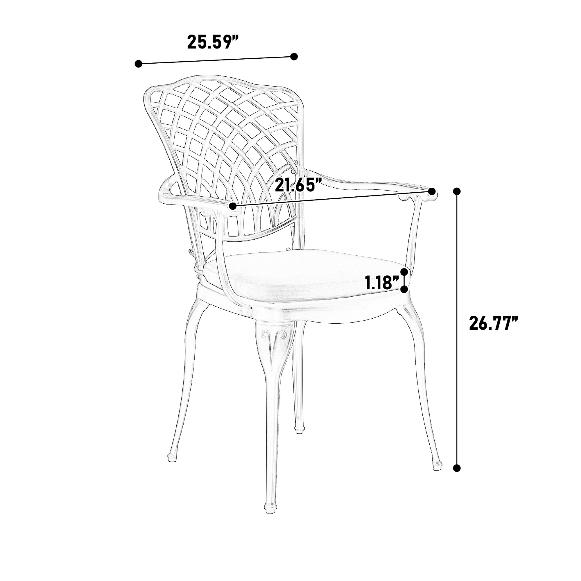 Bybafun YB0600102 Patio-Conversation-Sets - View #9