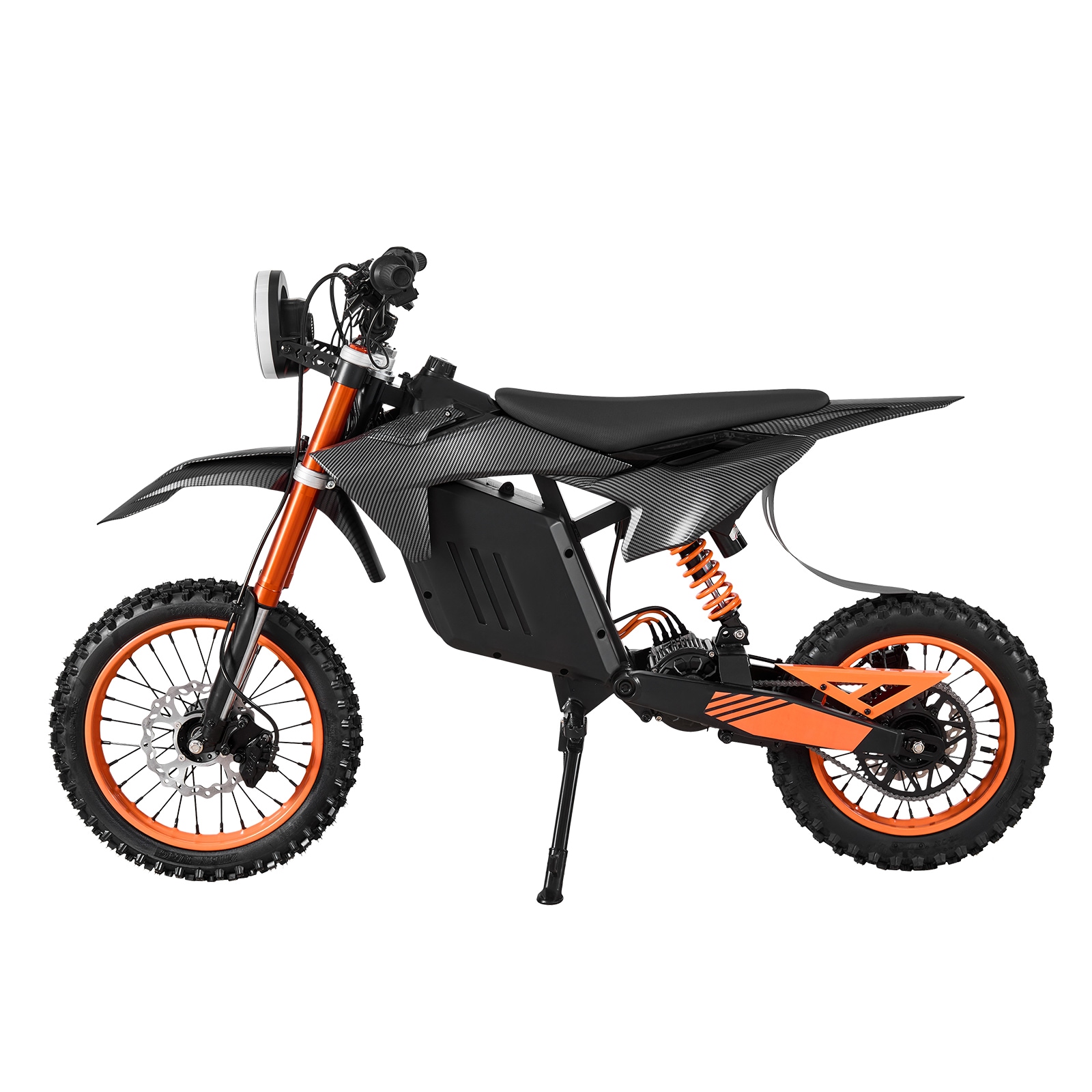 VEVOR Electric Dirt Bike for Teens Adults  2000W Motor  31 MPH Speed  31 Miles Max Range  48V 22.5Ah Battery  Off-Road Motorcycle with Light  Display  Dual Suspension and Hydraulic Brakes for Age 14+