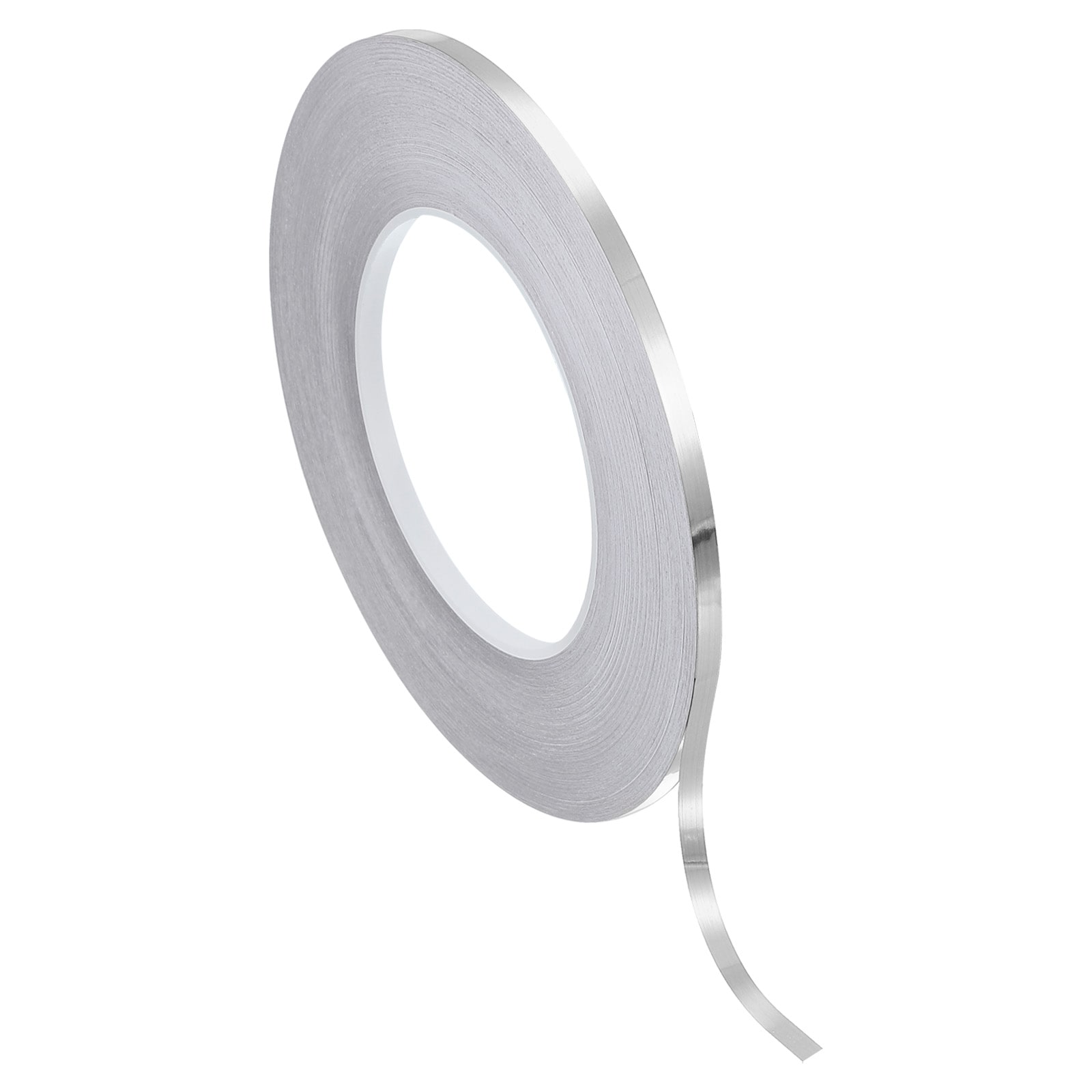 PATIKIL Metalized Polyester Film Tape 3/16 Inch x 55 Yards Metallic Decor Tape Brushed Silver Adhesive Mirror Tape for Detailing Accent Wall Graphic Arts Boat Trim Walls #S25092400UX5029