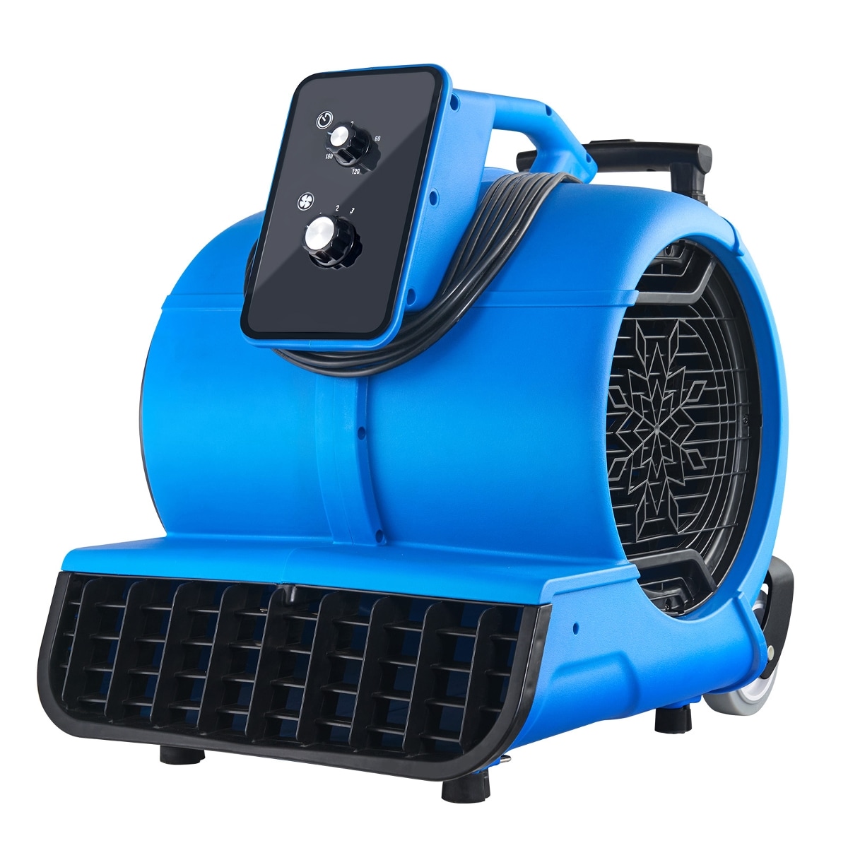 Loheer Floor Blower 4000 CFM Air Mover 3 Speed Carpet Dryer Fan