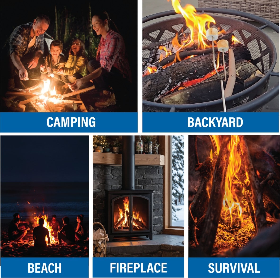 PULL START FIRE 77303 Fireplace-Logs-Firestarters - View #6