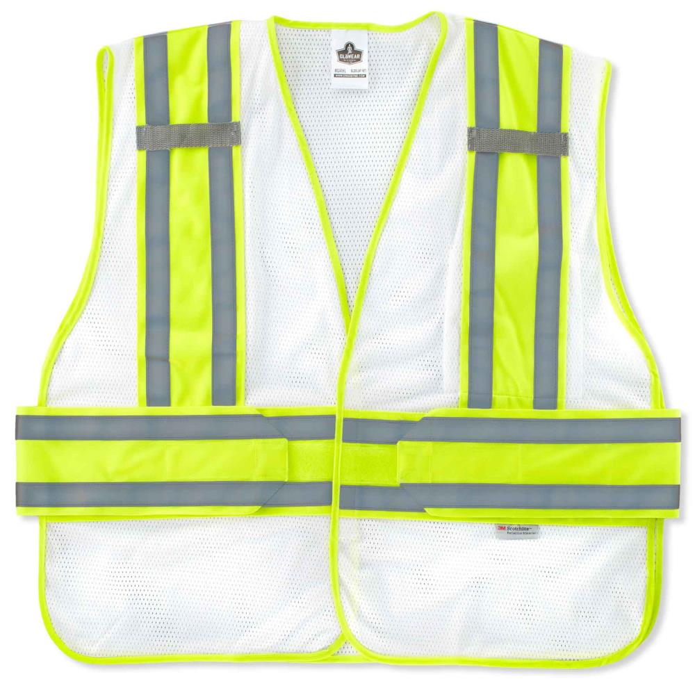 White Safety Vests at
