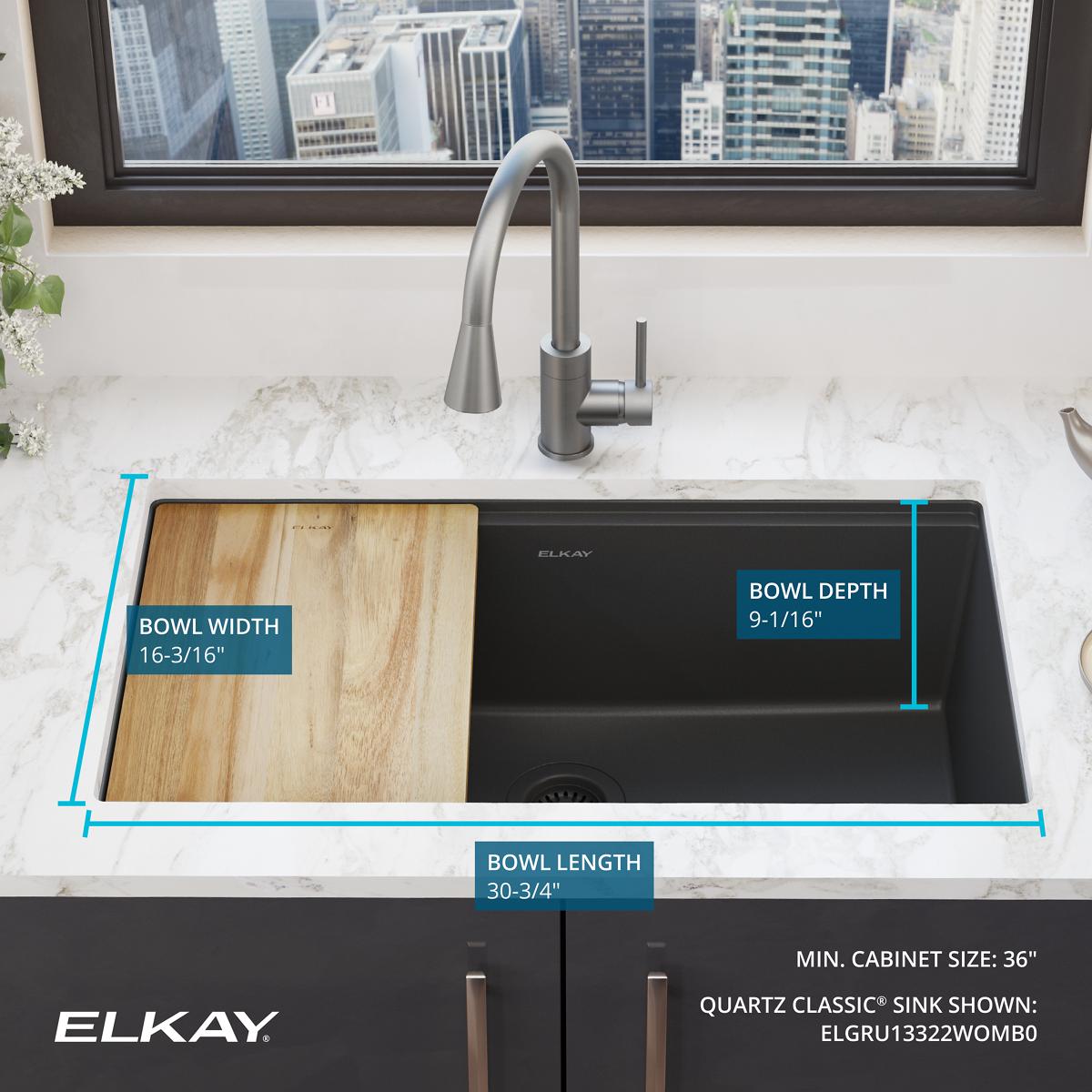 Elkay ELGRU13322WOMB0 Kitchen-Sinks - View #9
