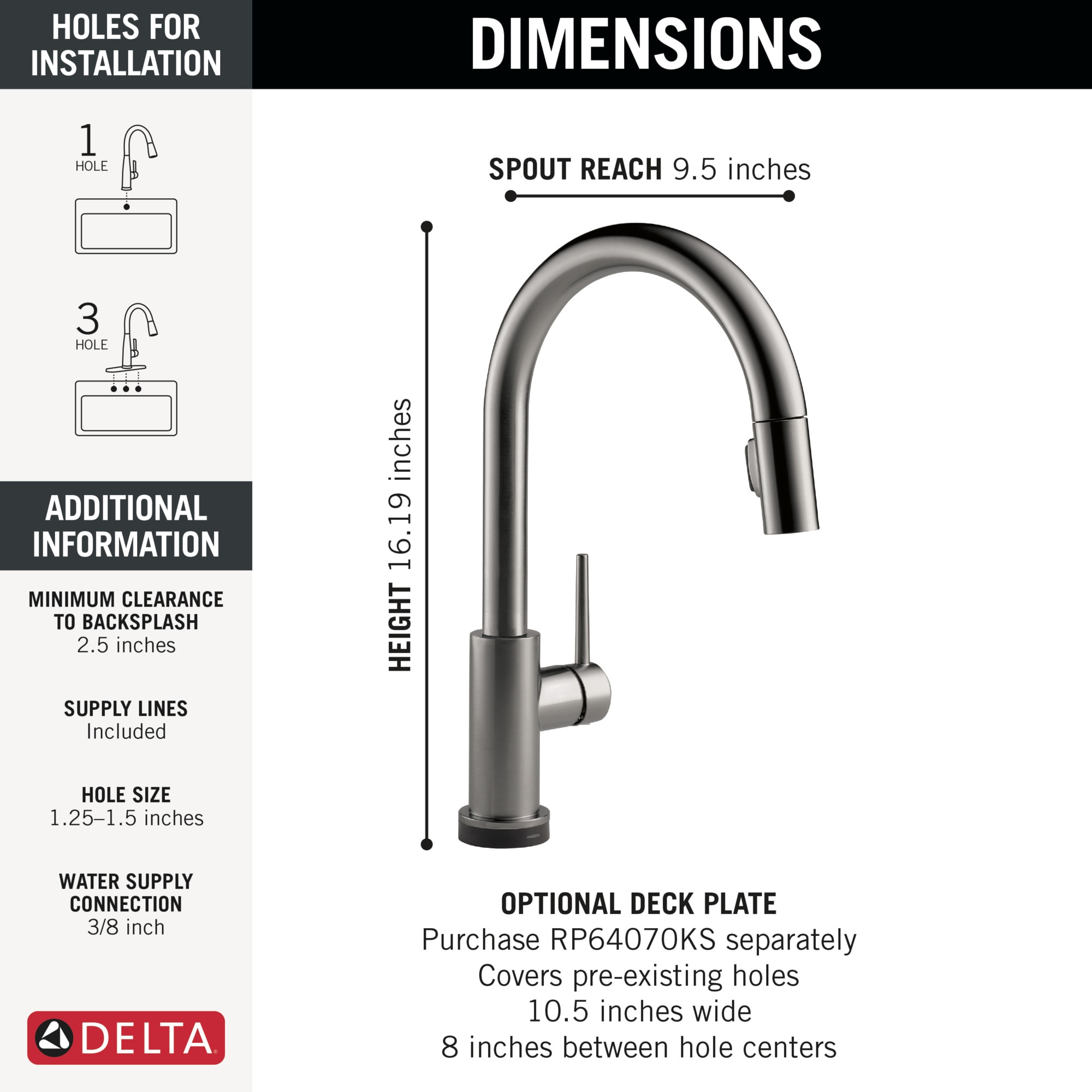 Delta 9159TL-KS-DST Kitchen-Faucets - View #5