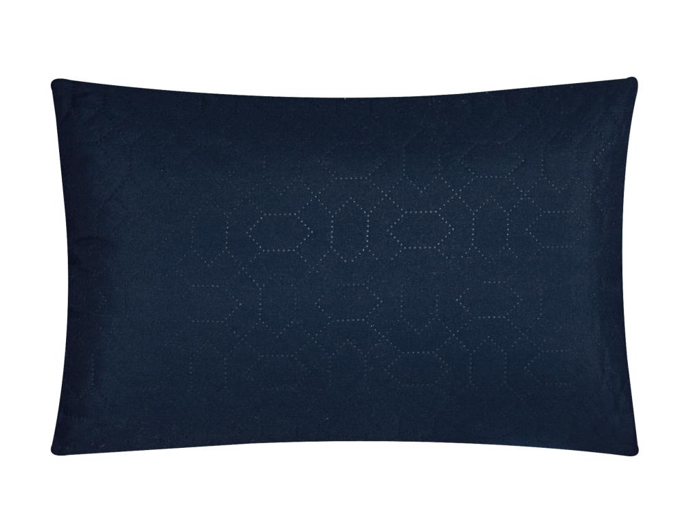Phantogram 7 Piece Reversible Geometric Damask Pattern Comforter Set navy  king, king - Fry's Food Stores