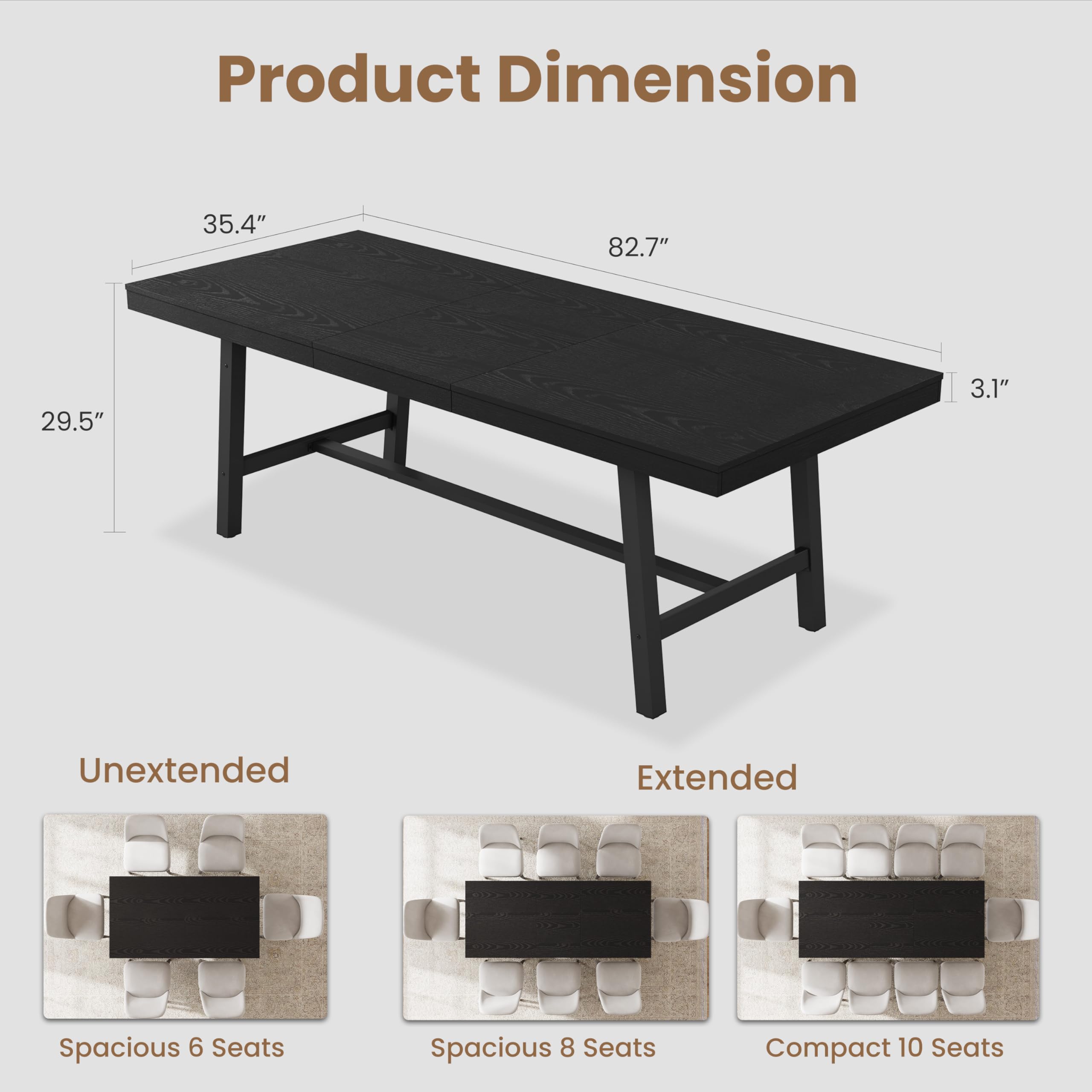 IdealHouse C4BEYFYI6CP06JC Dining-Tables - View #2