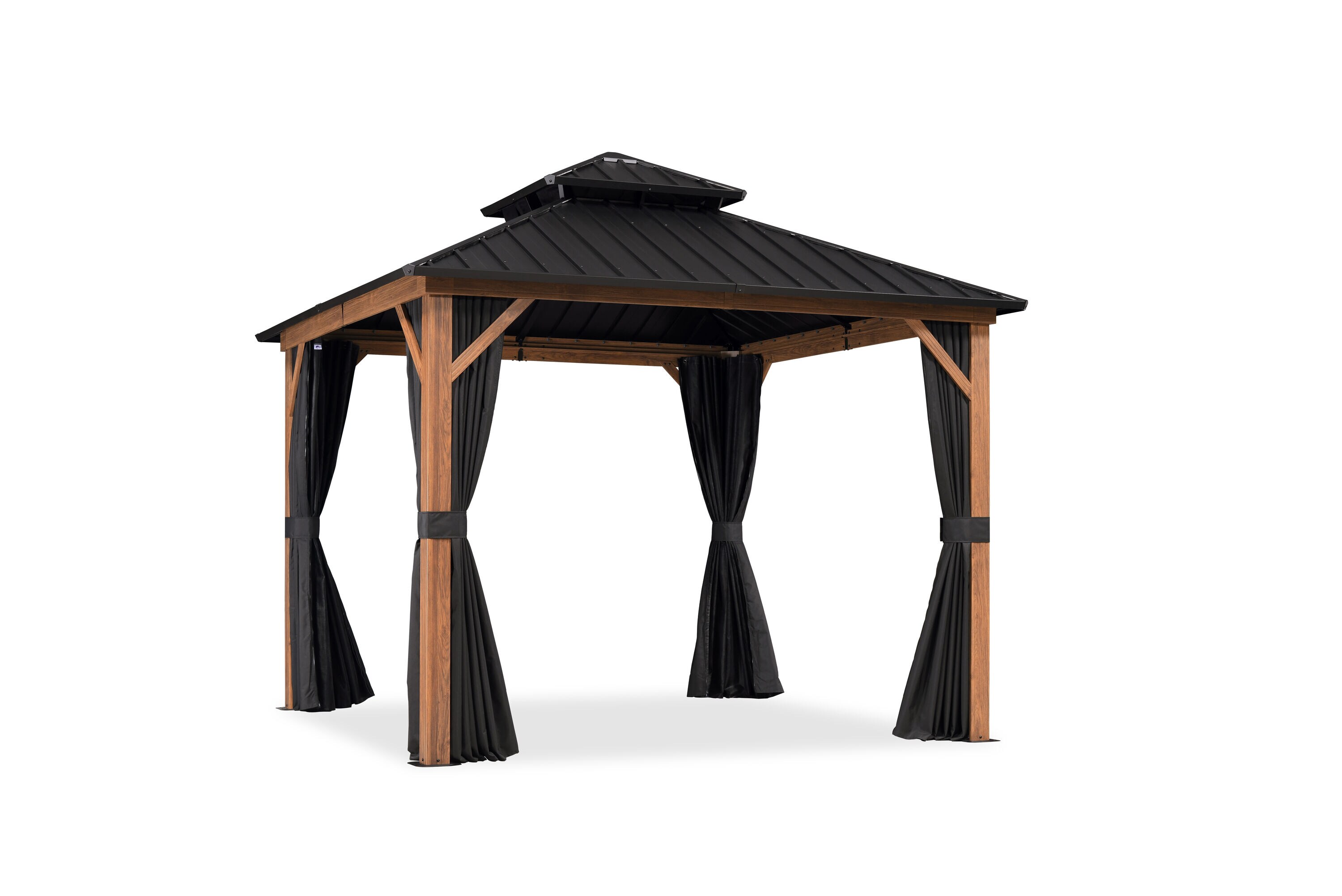 PURPLE LEAF LS06JJG1010 Wood-Resin-Gazebos - View #2