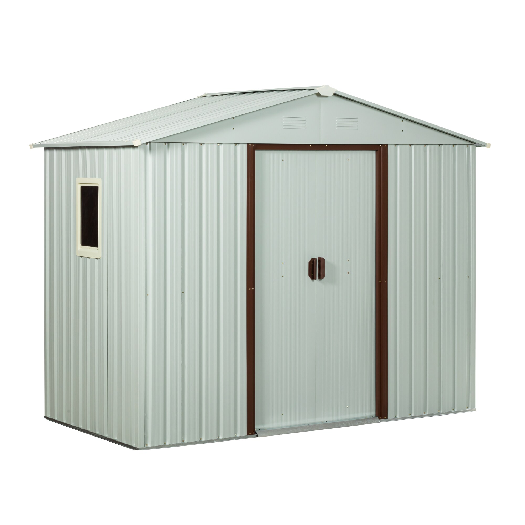 Mondawe MD-WWC71039 8-ft x 4-ft Galvanized steel Storage Shed