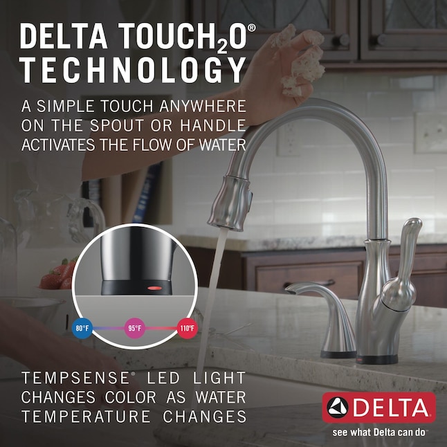 Delta Leland Touch2o Arctic Stainless