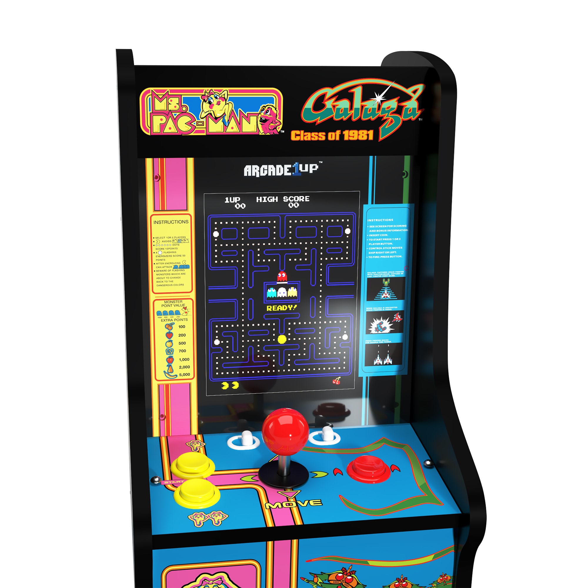 Arcade 1Up - Ms. Pac-Man Head To Head Counter-Cade 2 Player & Reviews