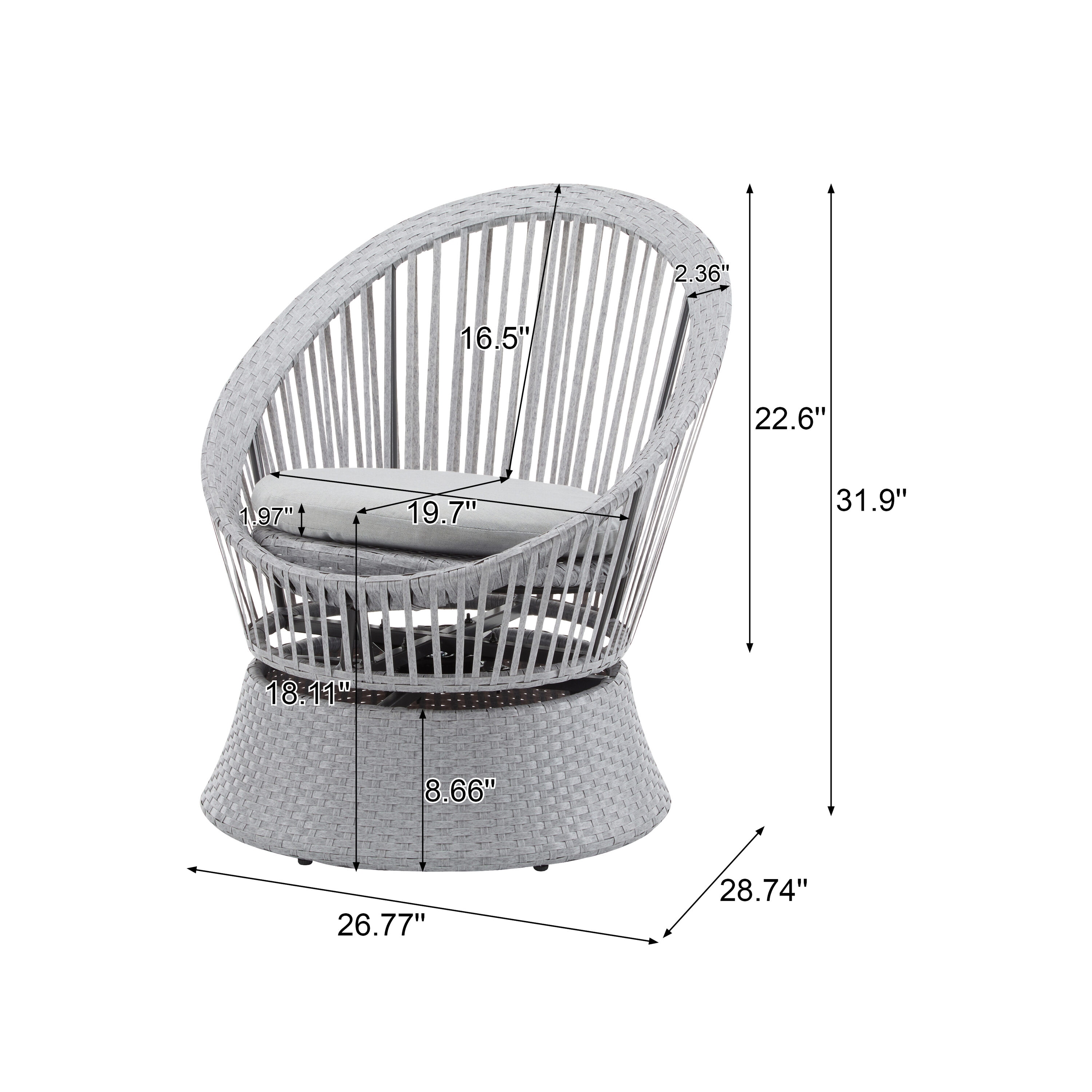 Christopher Knight Home 324004 Patio-Chairs - View #11