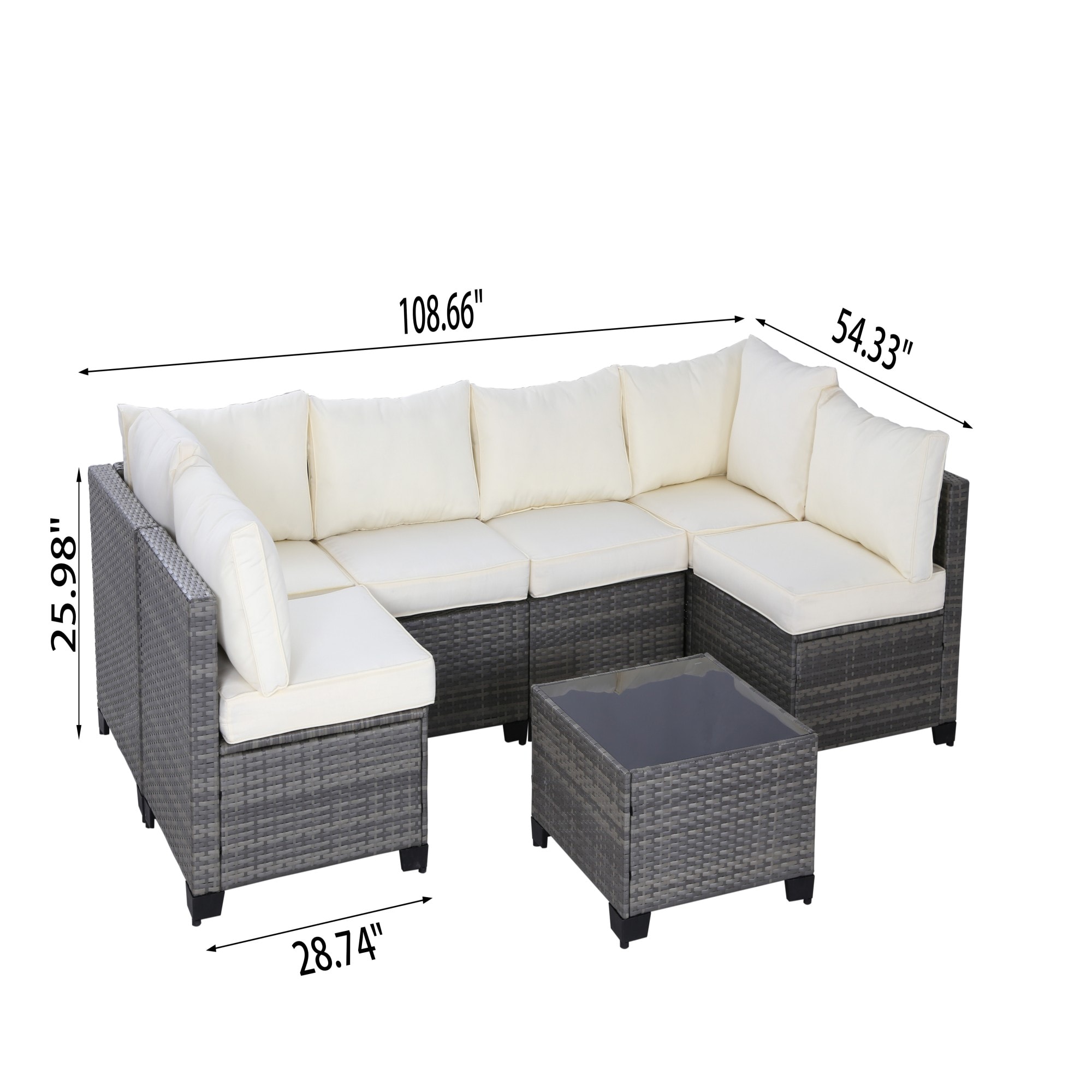 Clihome CNBL-09BRPRD Patio-Conversation-Sets - View #14