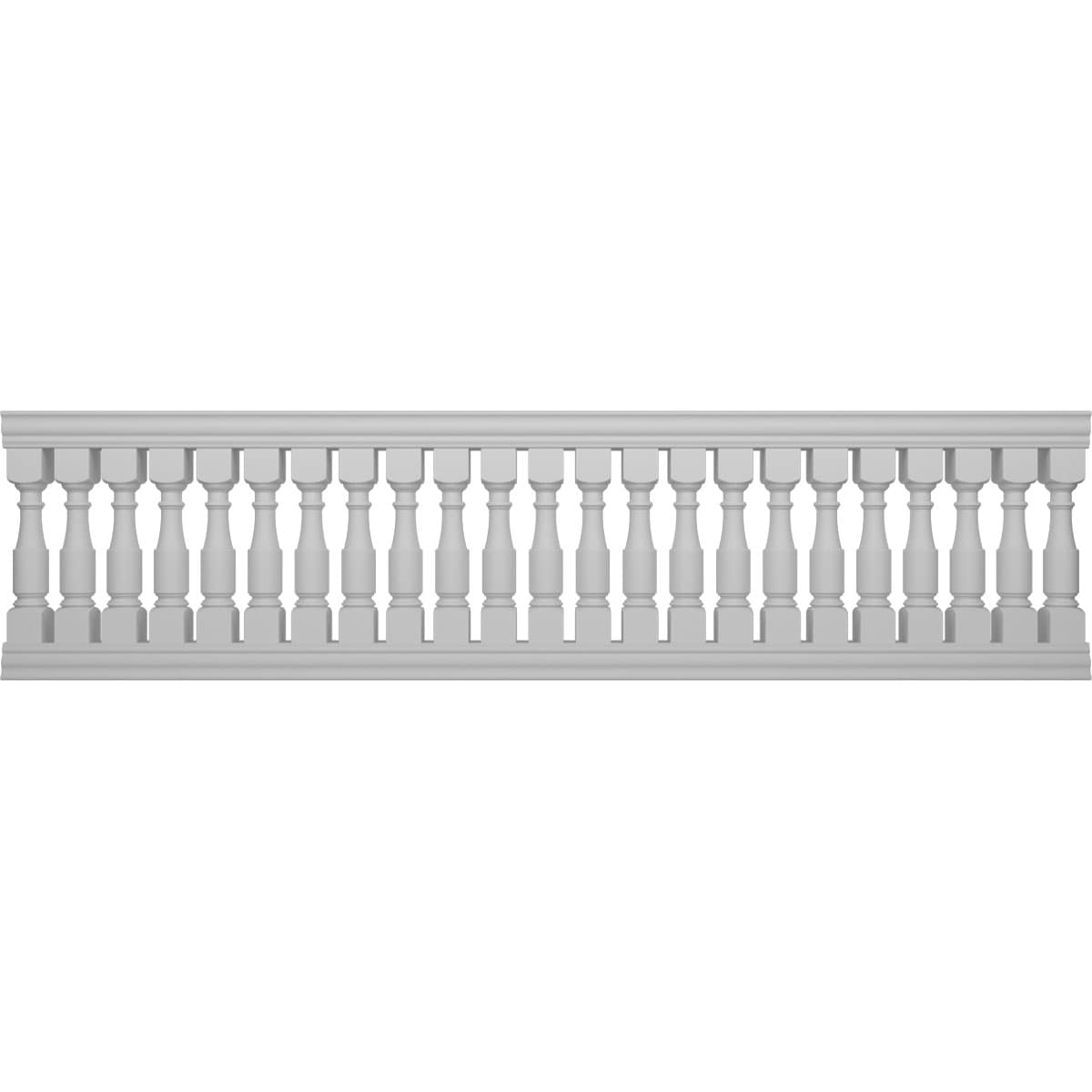 Ekena Millwork BALK42X156HMA FiberThane 13-Feet x 42-Inches Hamilton Fiberglass Deck Rail Kit