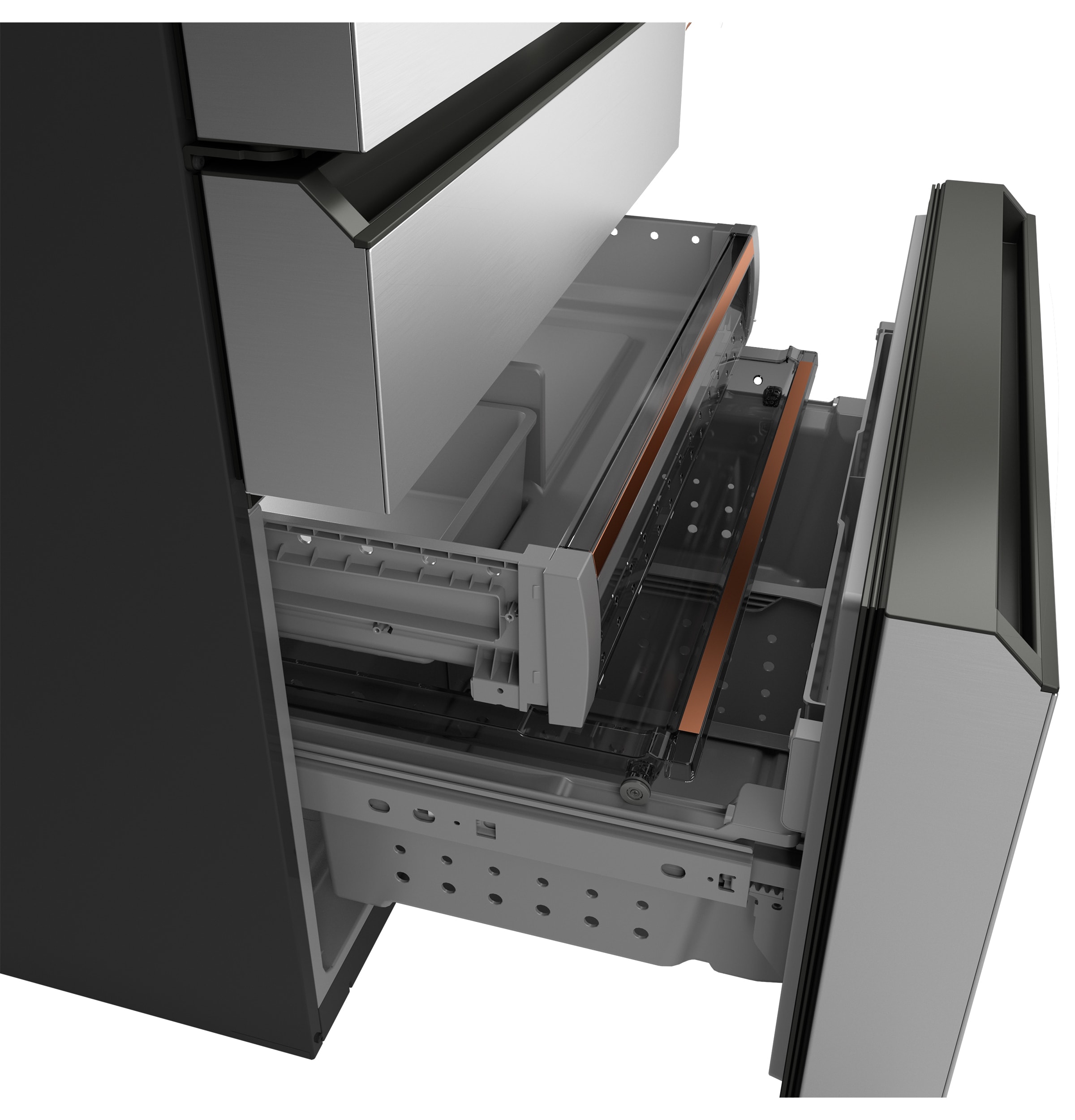 Cafe CGE29DM5TS5 French-Door-Refrigerators - View #4