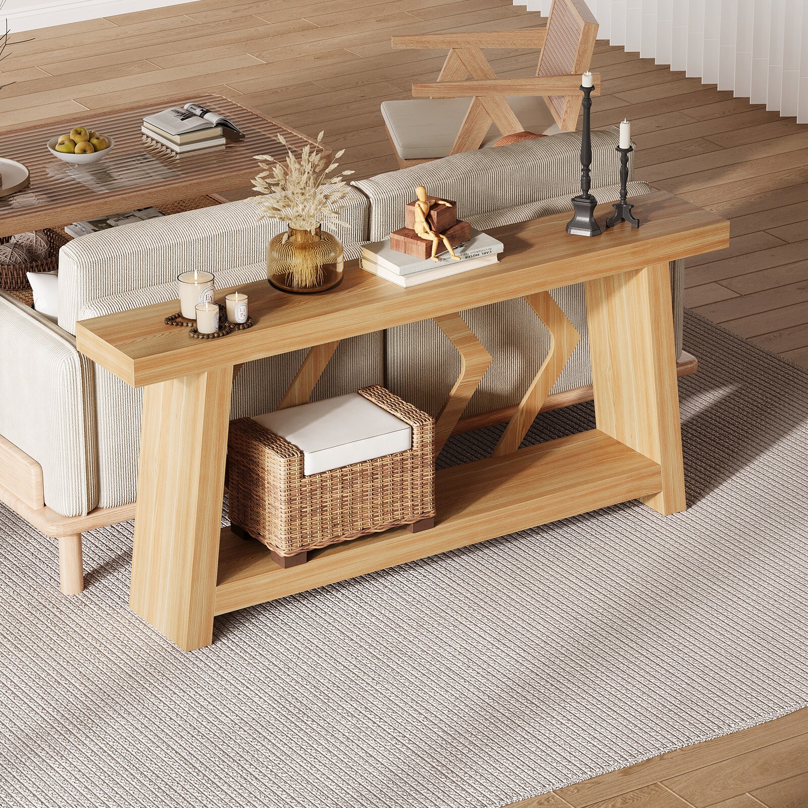 GarveeLife 37D6X7MACTE Console-Sofa-Tables - View #4