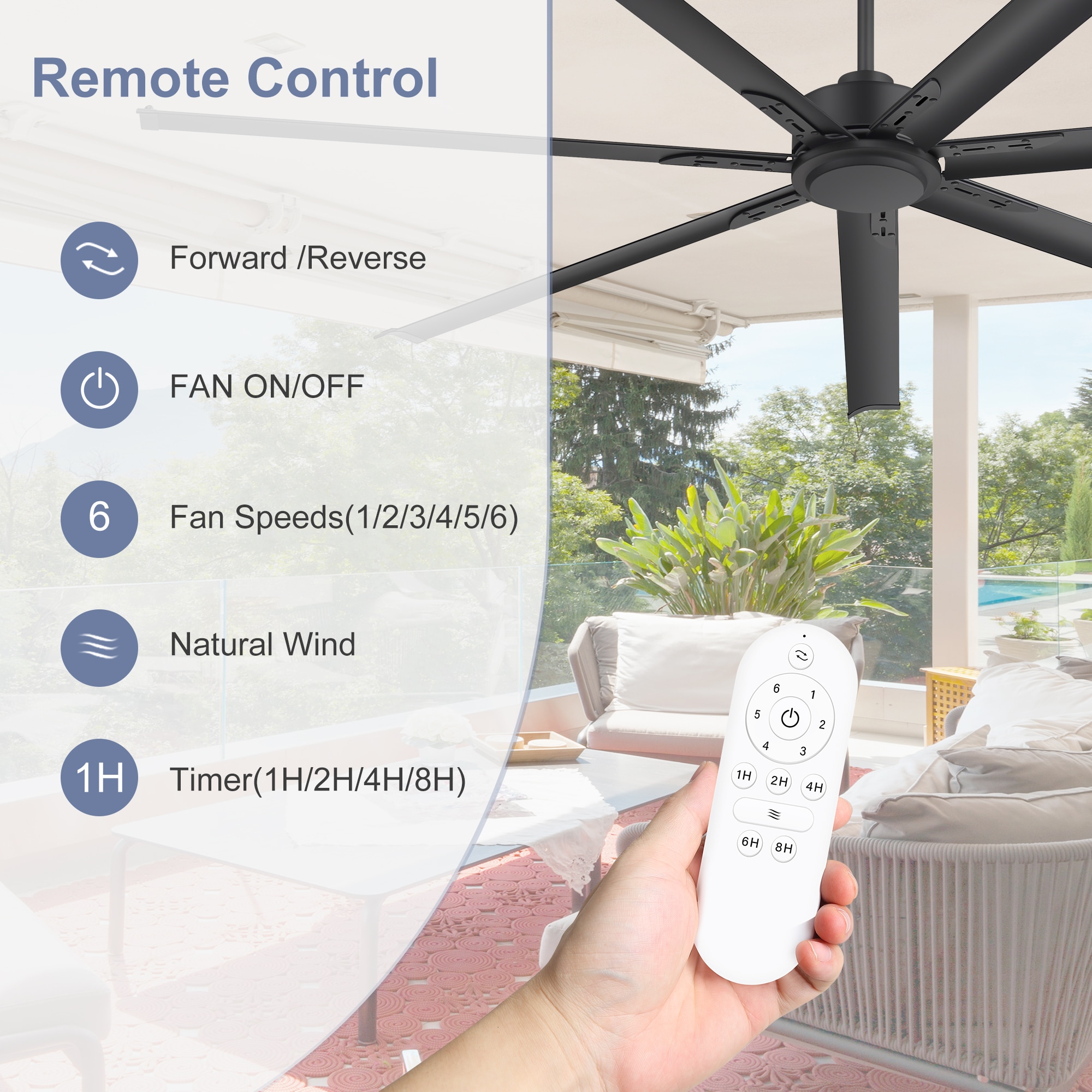 Airsurfer AS-29061-BK Ceiling-Fans - View #5