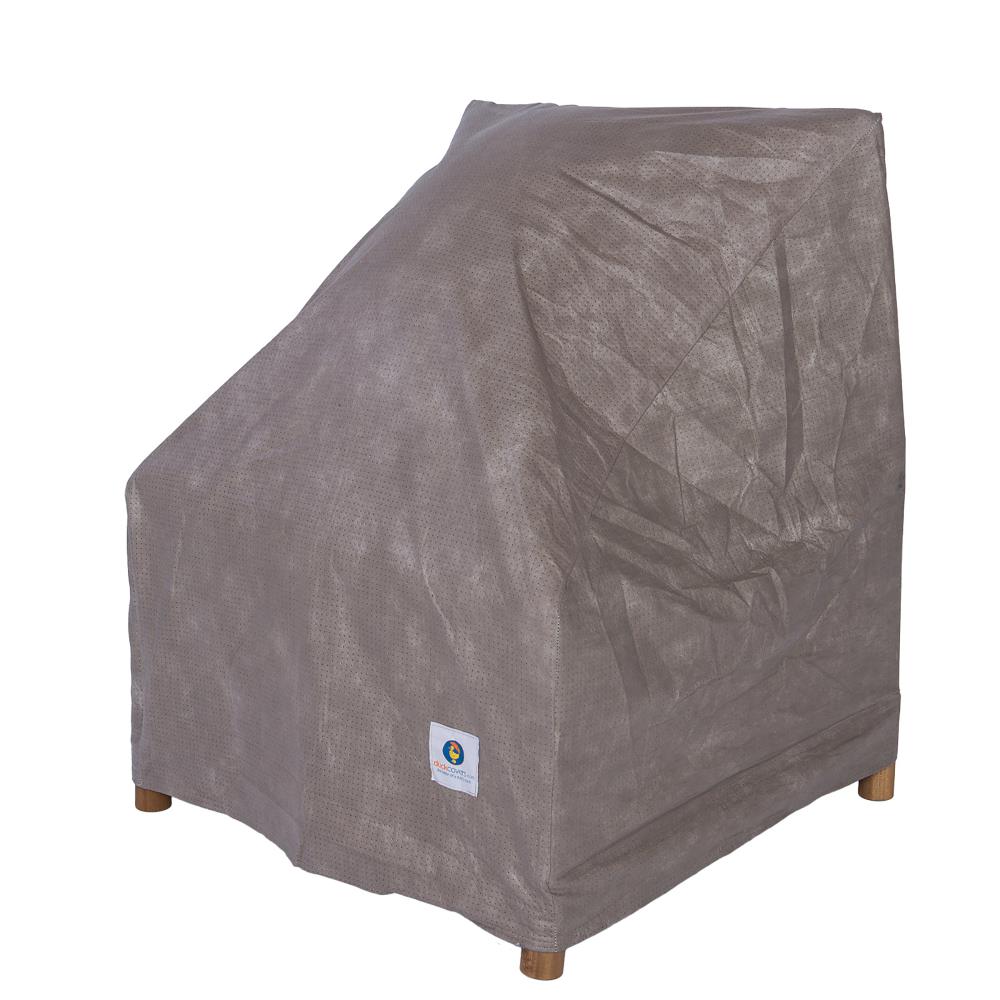 Duck Covers MCH363736 Elite Cappuccino Polyethylene Patio Furniture Cover For Dining chair