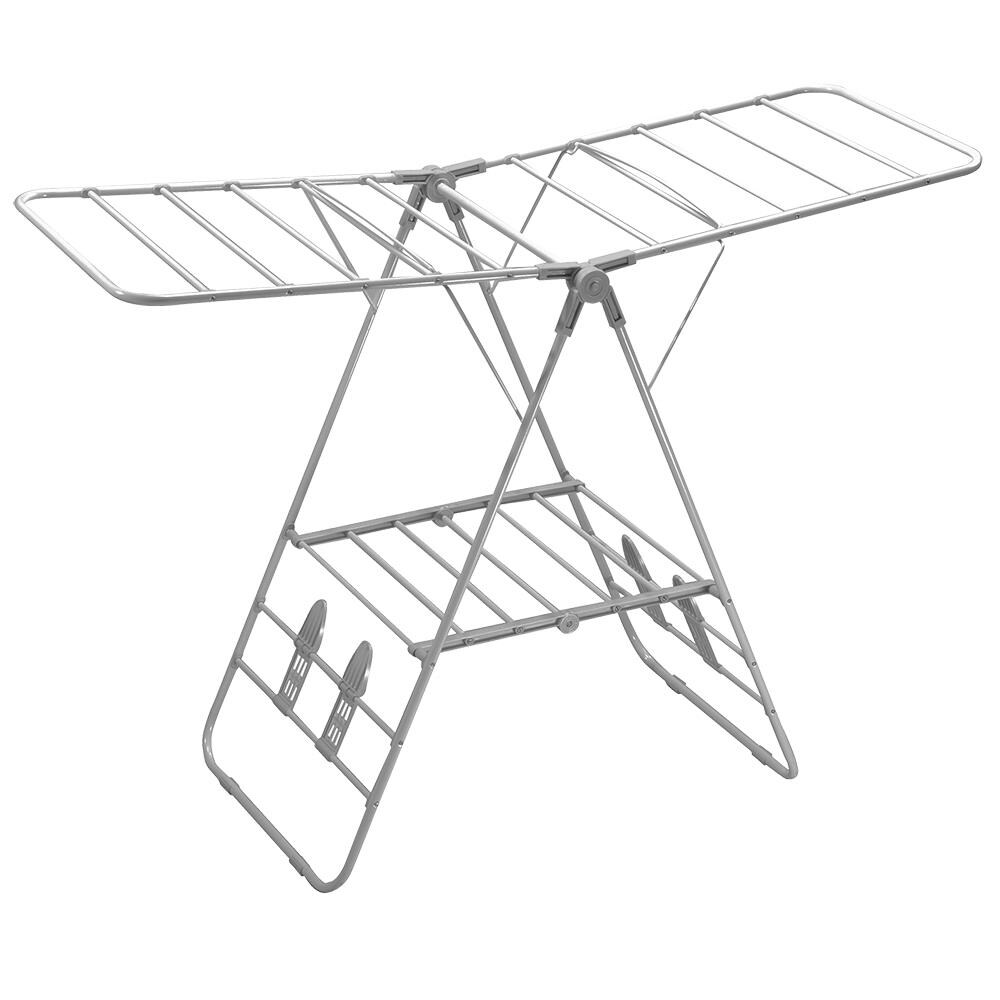Home Basics LOW55483 2 -Tier 60-Inches Metal Indoor/Outdoor Drying rack