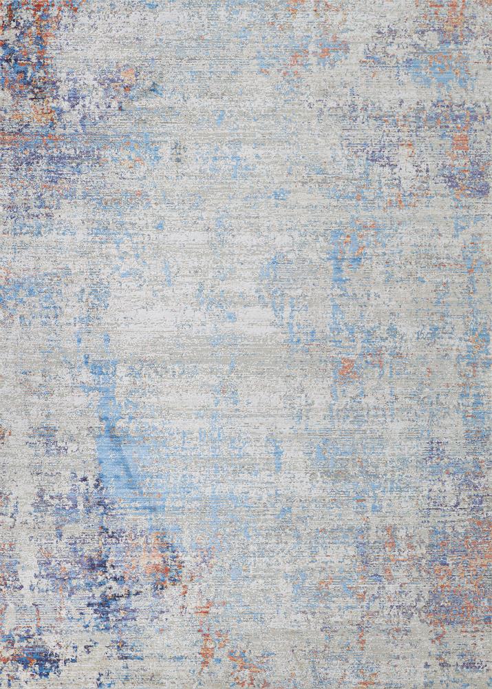 Couristan 35590259311056T VIBRATA 4 x 6 (ft) Loomed Polyester Multi-Pastels Rectangular Indoor Geometric Area rug