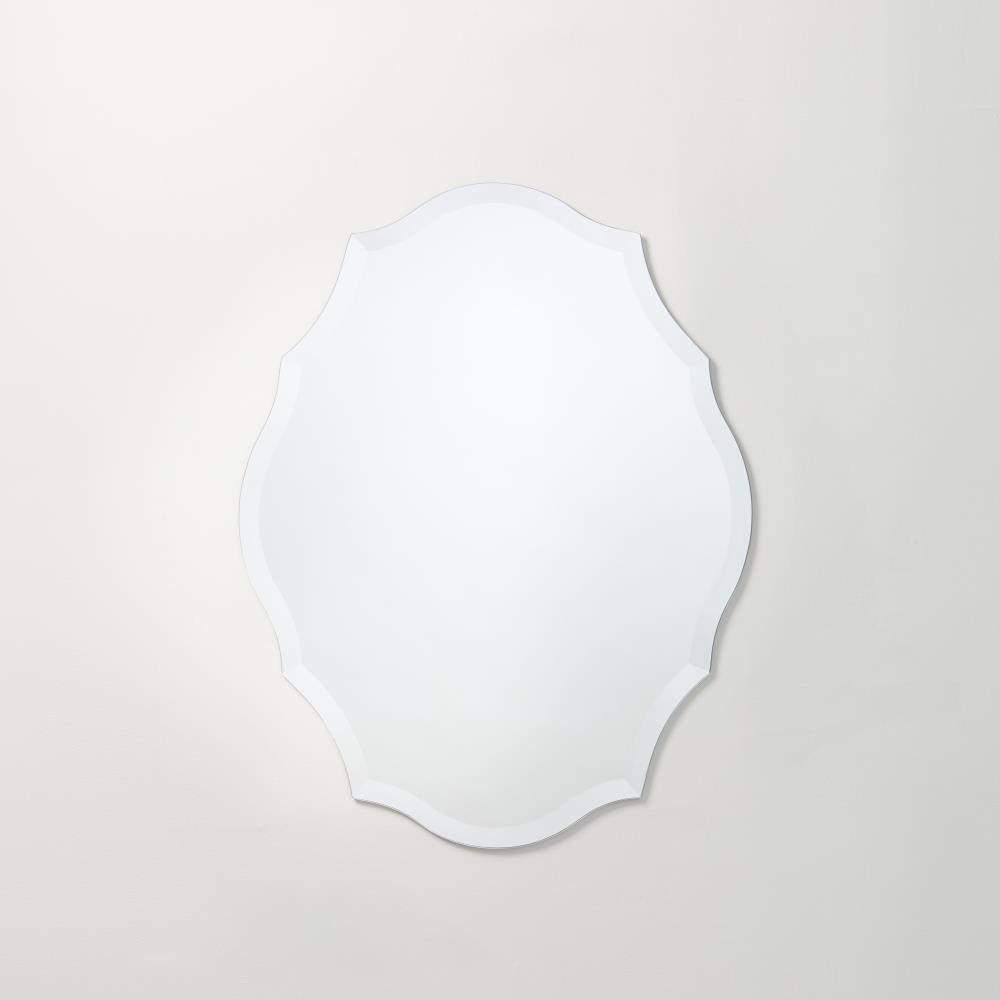 23.5" x 30.5" Clear Beveled Frameless Vanity Mirror