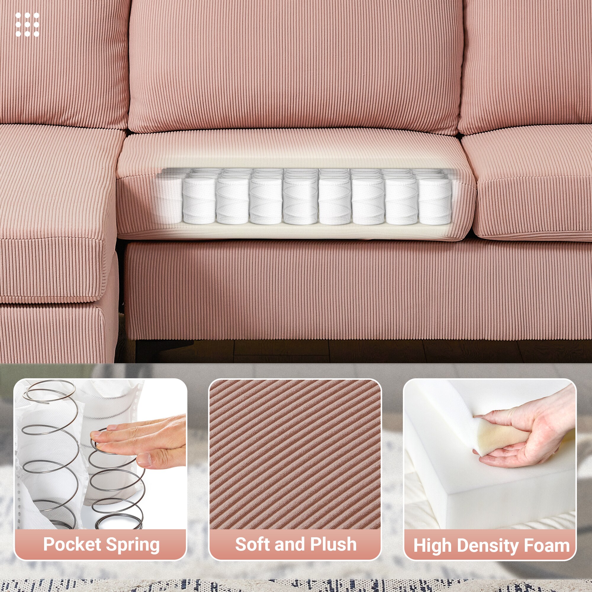 Pouuin SKM77 Sofas-Loveseats - View #5