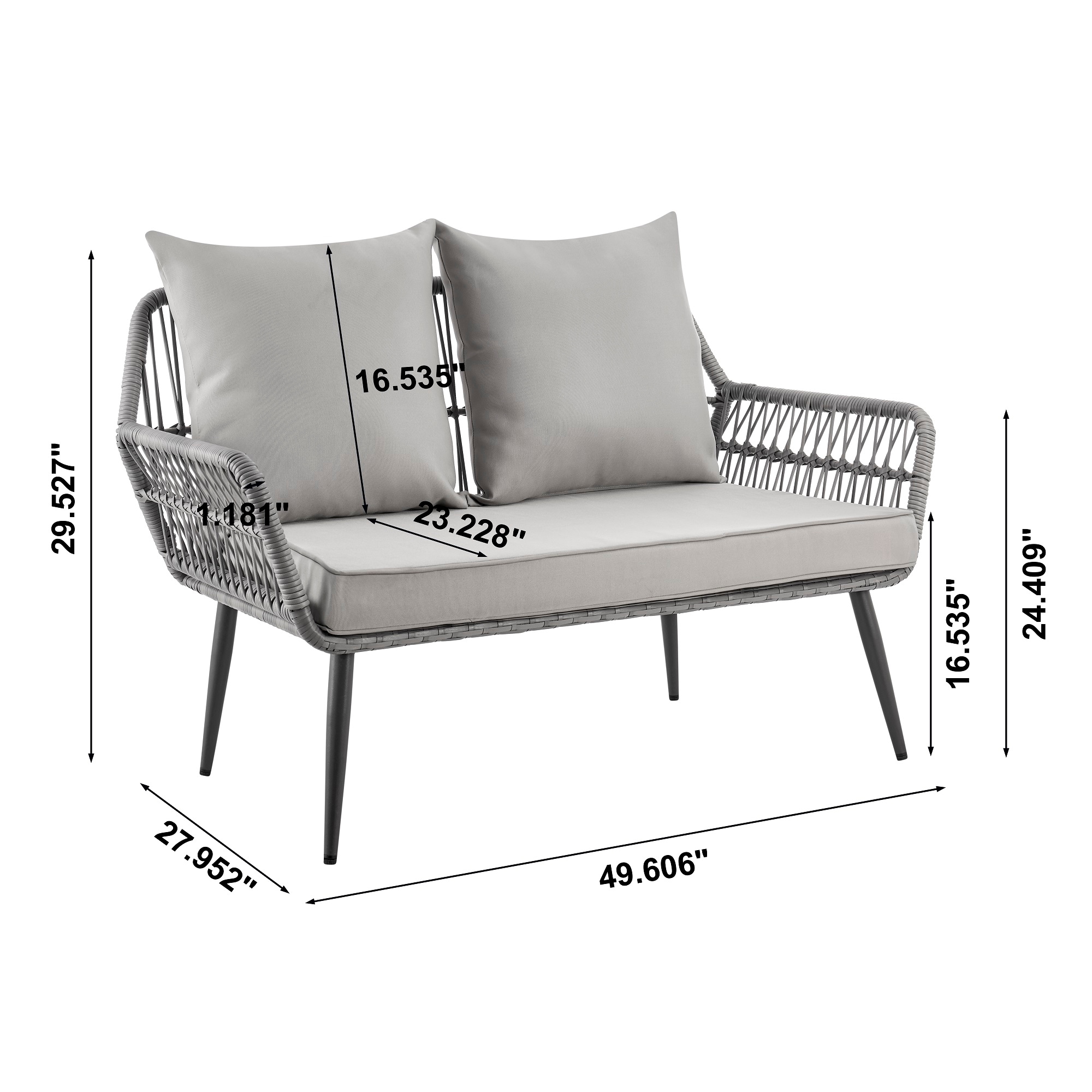 Manhattan Comfort OD-CV019-GY Patio-Conversation-Sets - View #3