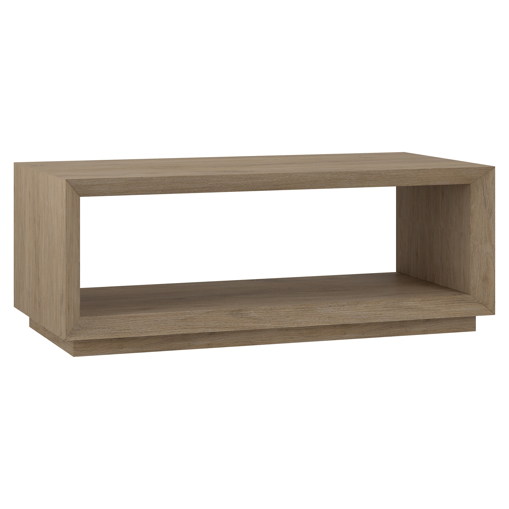 Hailey Home CT2001 Tannen Antiqued Gray Oak MDF Modern Coffee Table