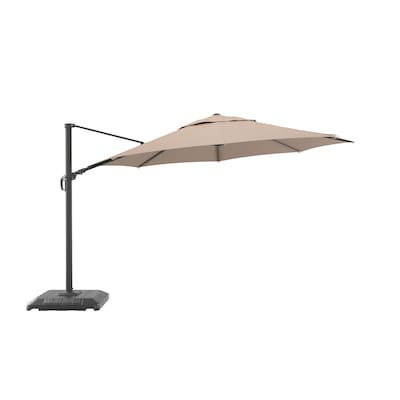 Roth 13 Ft Commercial Tan Slide Tilt, 13 Ft Patio Umbrella Replacement Canopy