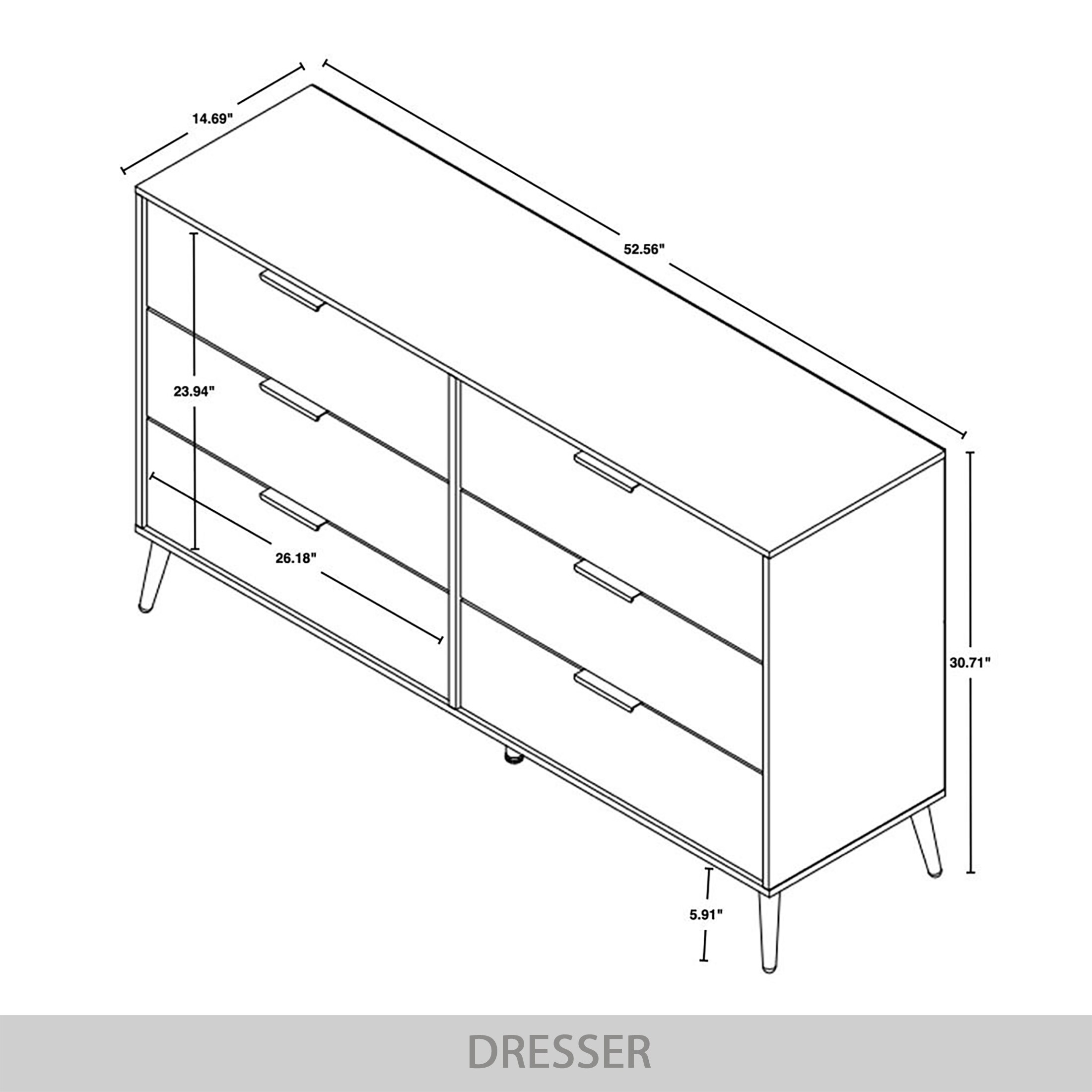 CasePiece C90138DR-WT dressers - View #8