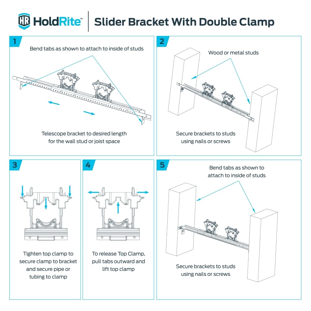 HoldRite SL1-2 Pipe-Support-Clamps - View #8