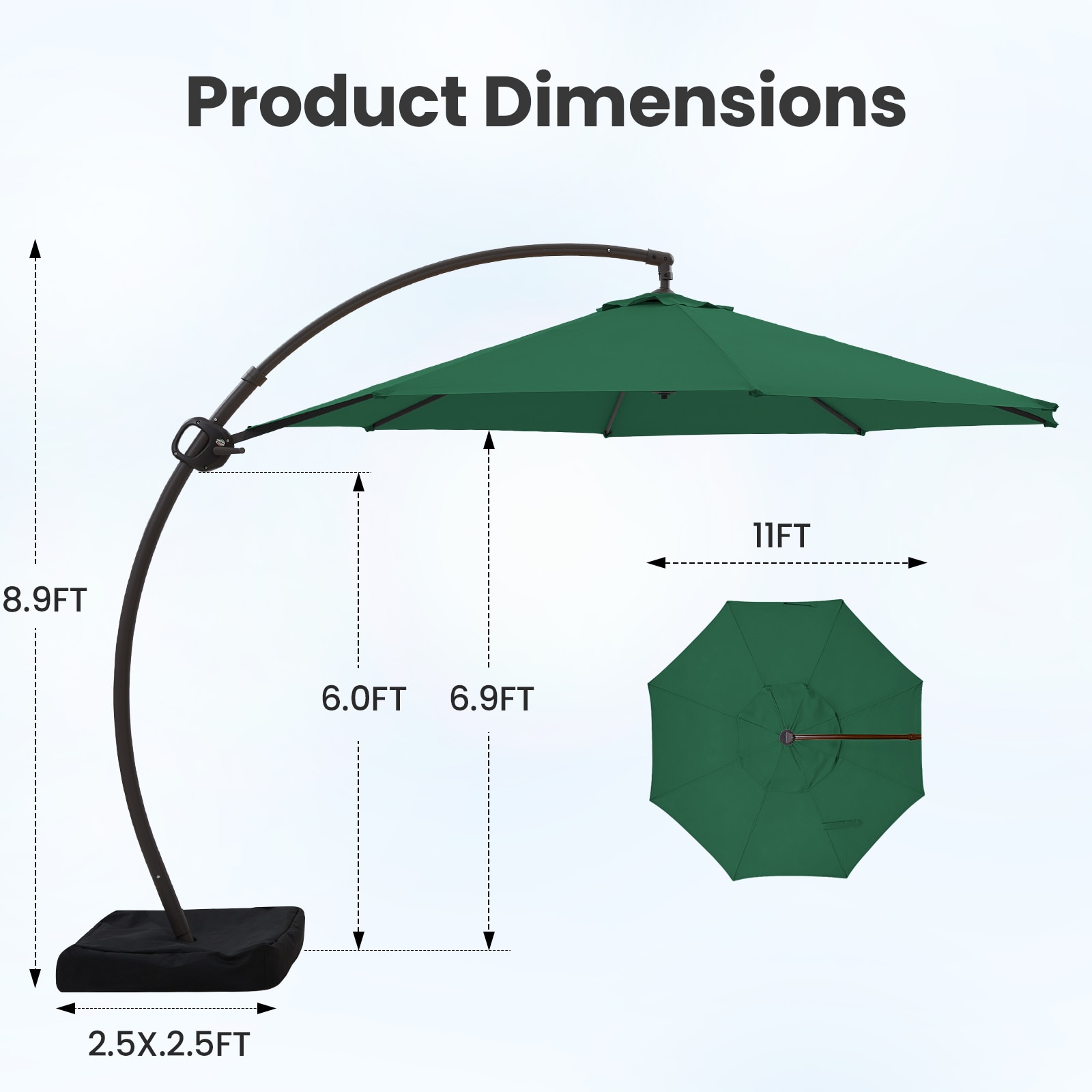JEAREY DSTJW-11-GN Umbrellas-2 - View #3
