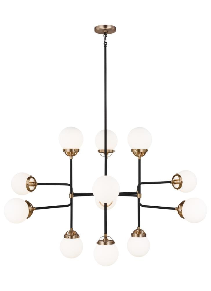 Generation Lighting Cafe 12-Light Satin Brass Modern/Contemporary Damp ...