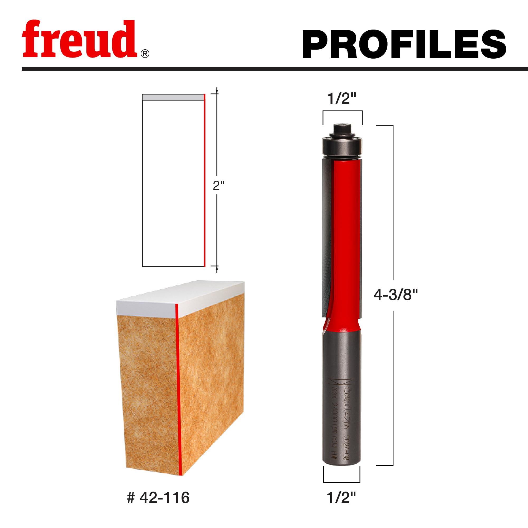 Freud 42-116 Trimming-Cutout-Router-Bits - View #2