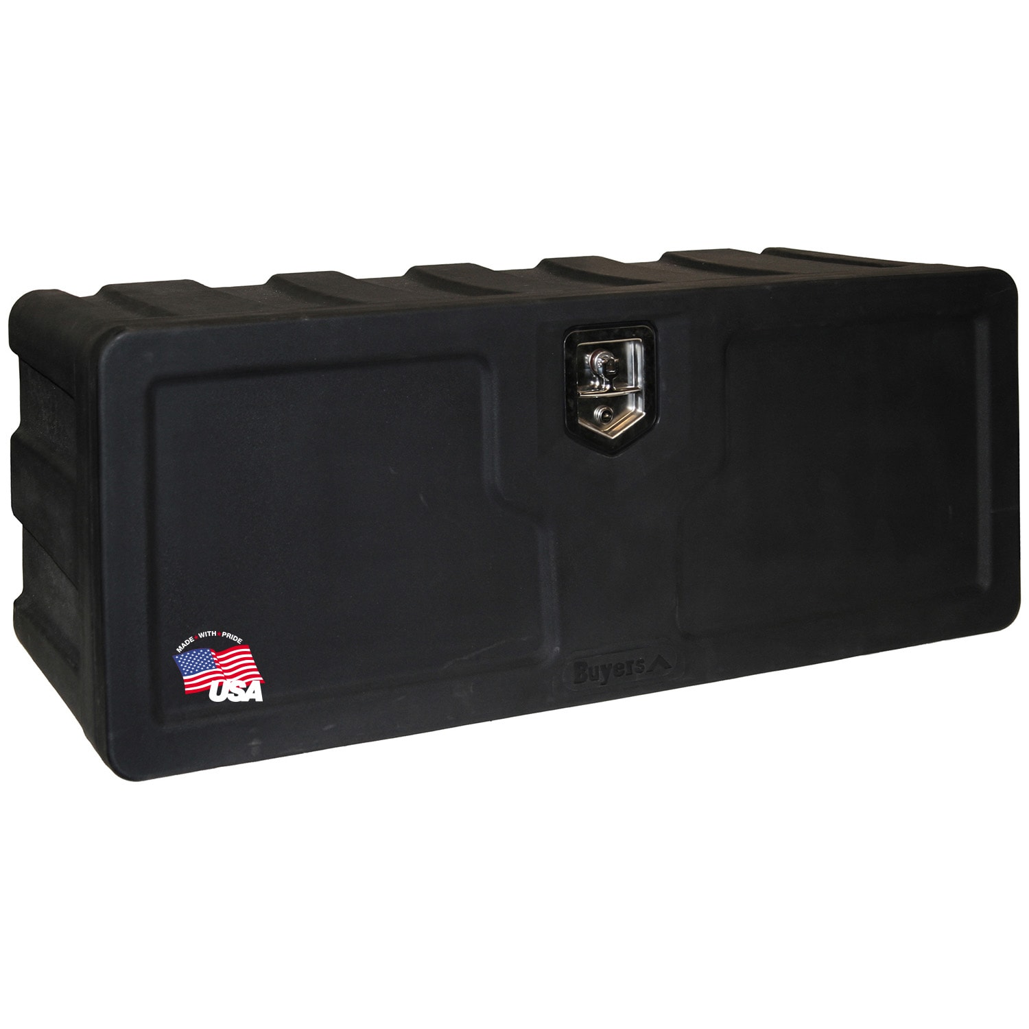 Buyers Products 1717110 48-in x 18-in x 18-in Black Poly Plastic Underbody Truck Tool Box