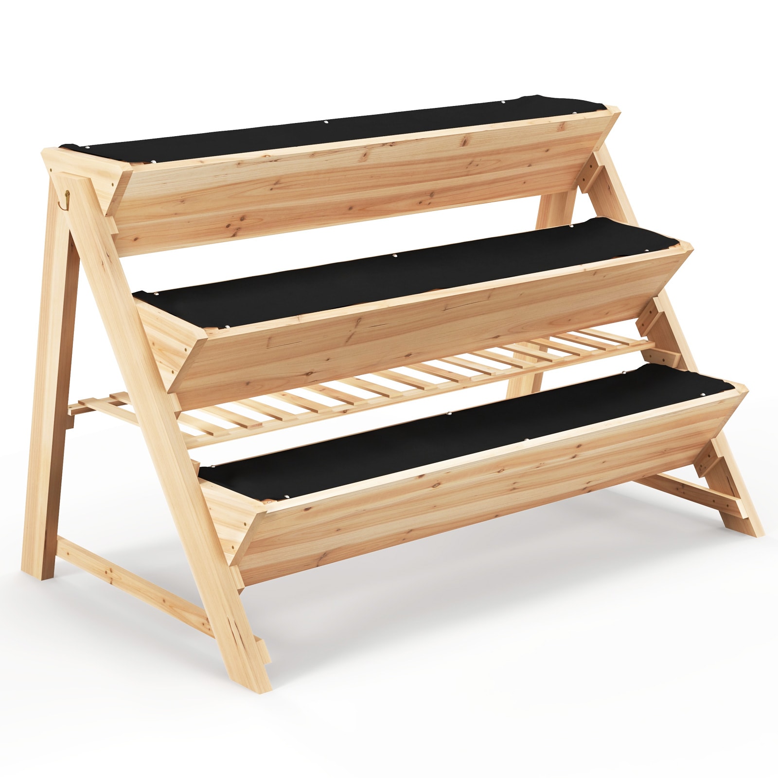  YSGT416650 30-in W x 46-in L x 32-in H Natural Wood Raised Garden Bed