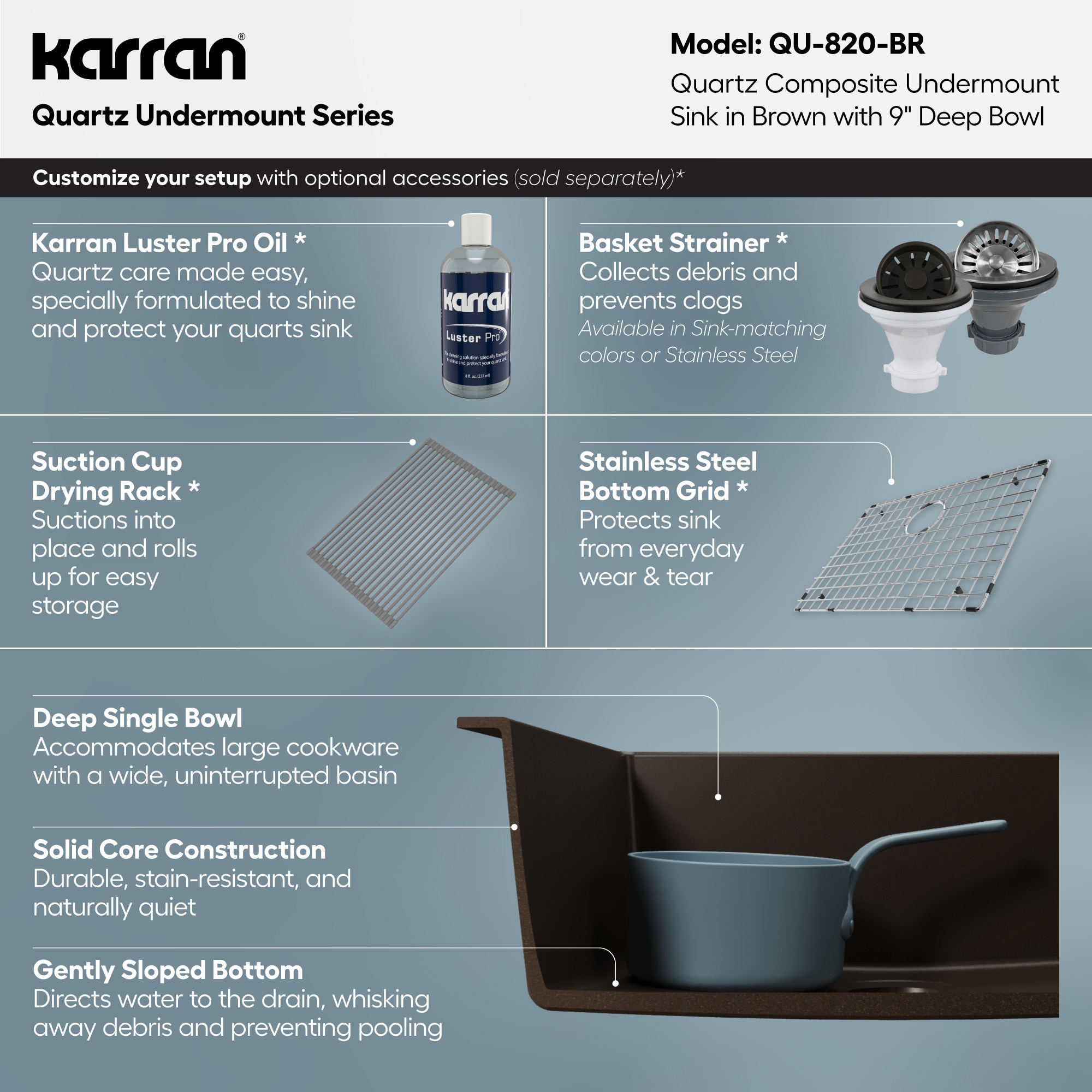 Karran QU-820-BR Kitchen-Sinks - View #6