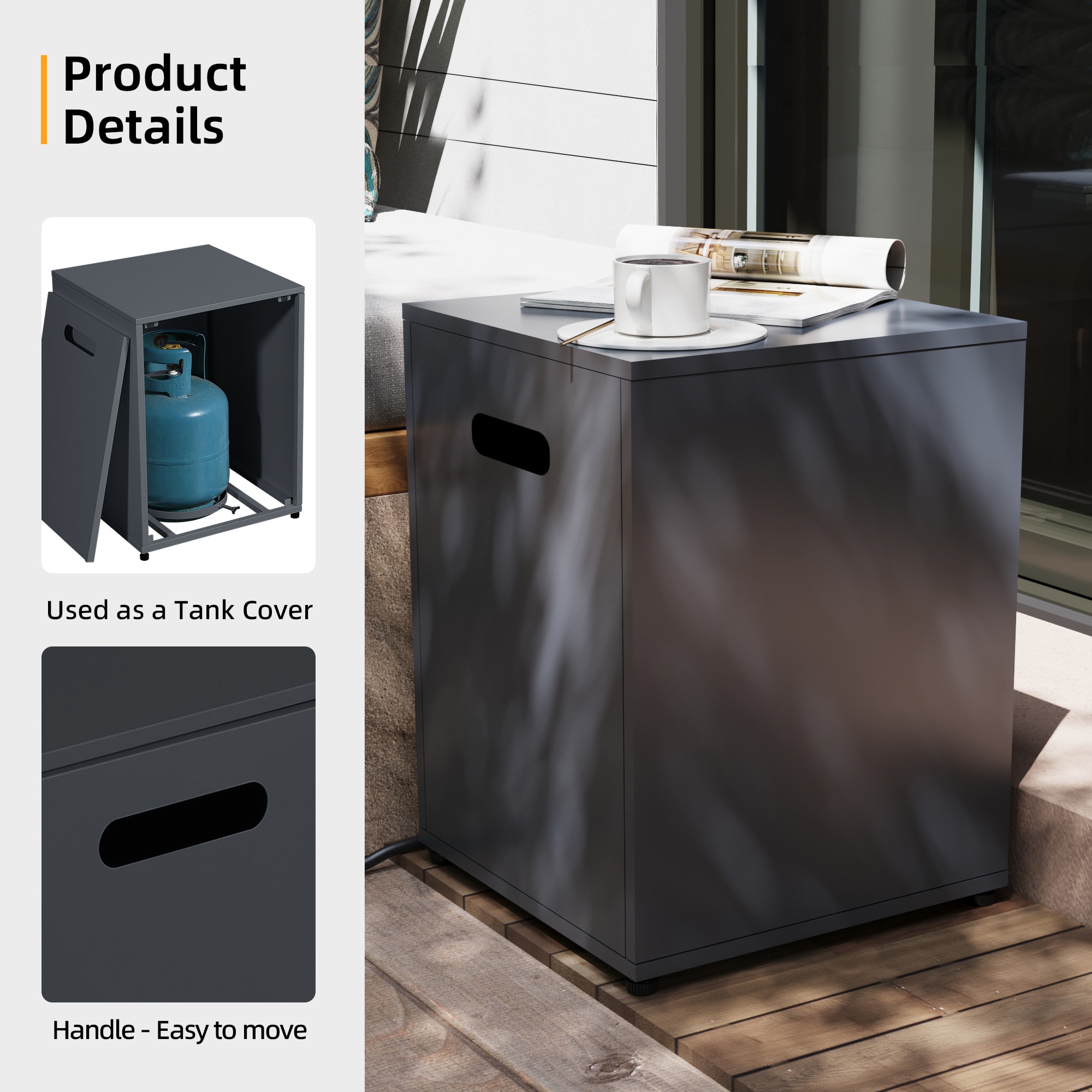 UPHA PL-42TPYX-DK-K Outdoor-Gas-Firepits - View #6