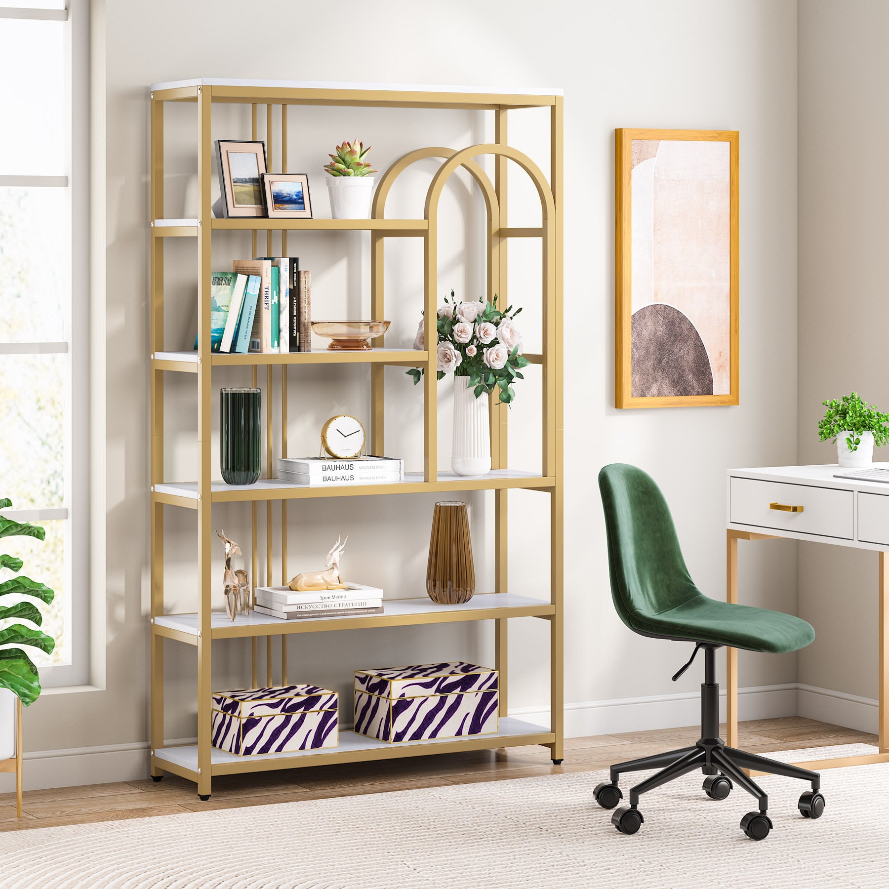 Tribesigns HOGA-U0118 bookcases - View #4