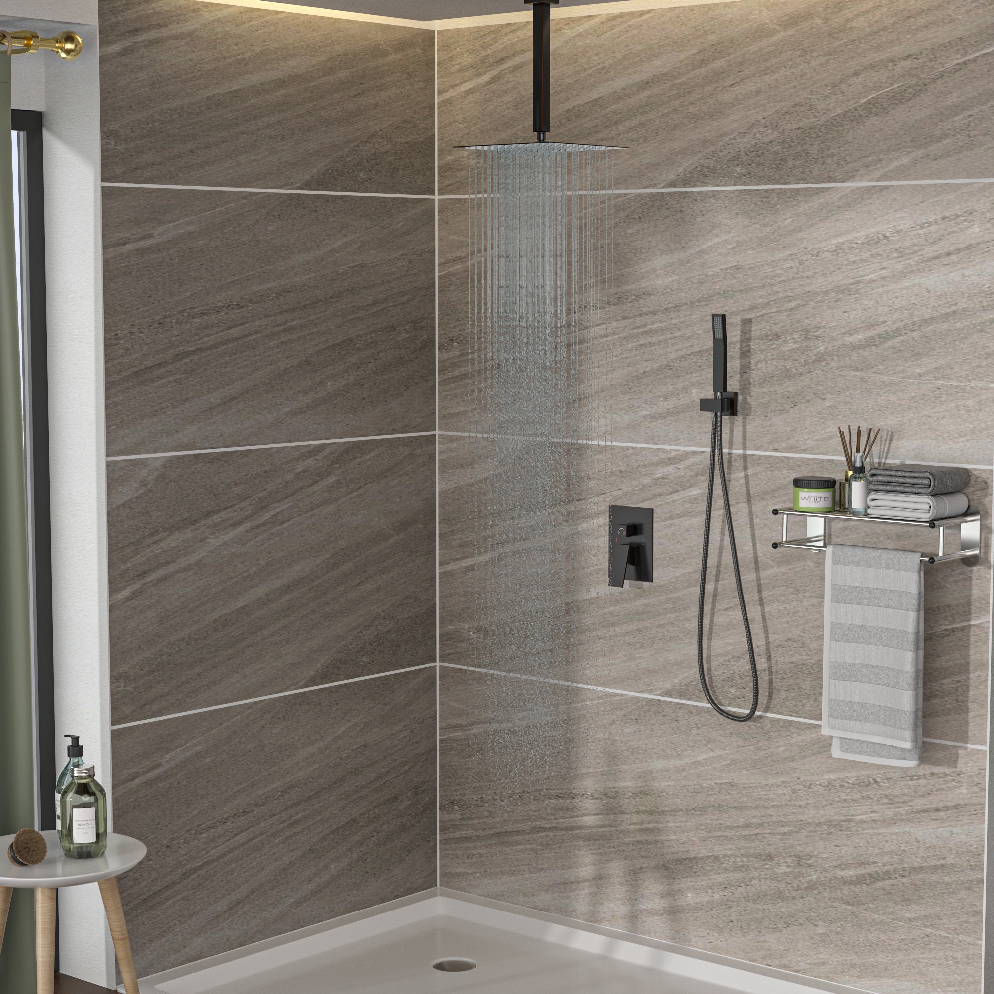 Tahanbath MT2-357673 Showerhead-Bar-Panels - View #2