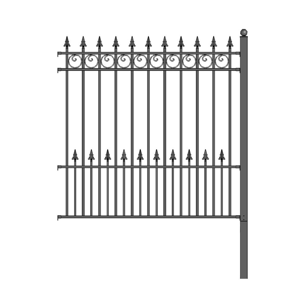 ALEKO FENCEPRADIY5X5.5-LO Fence-Gates - View #4