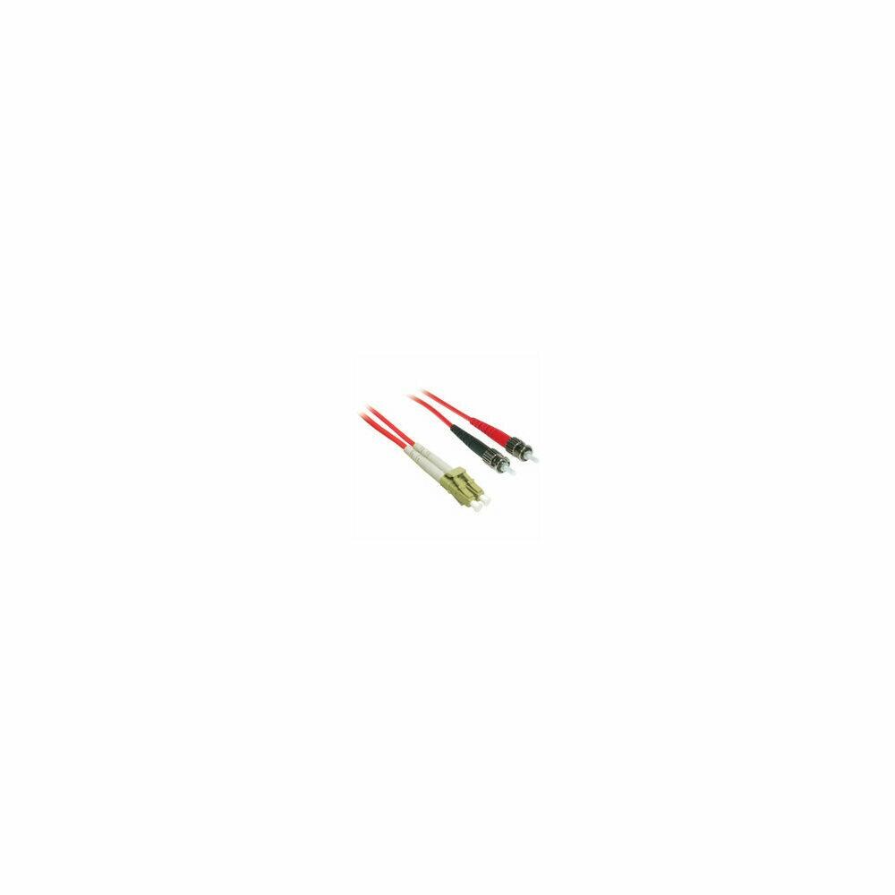 C2G CTG408 Cables to Go 37219 5m LC-ST DUPLEX 62.5-125 MULTIMODE FIBER PATCH CABLE- RED
