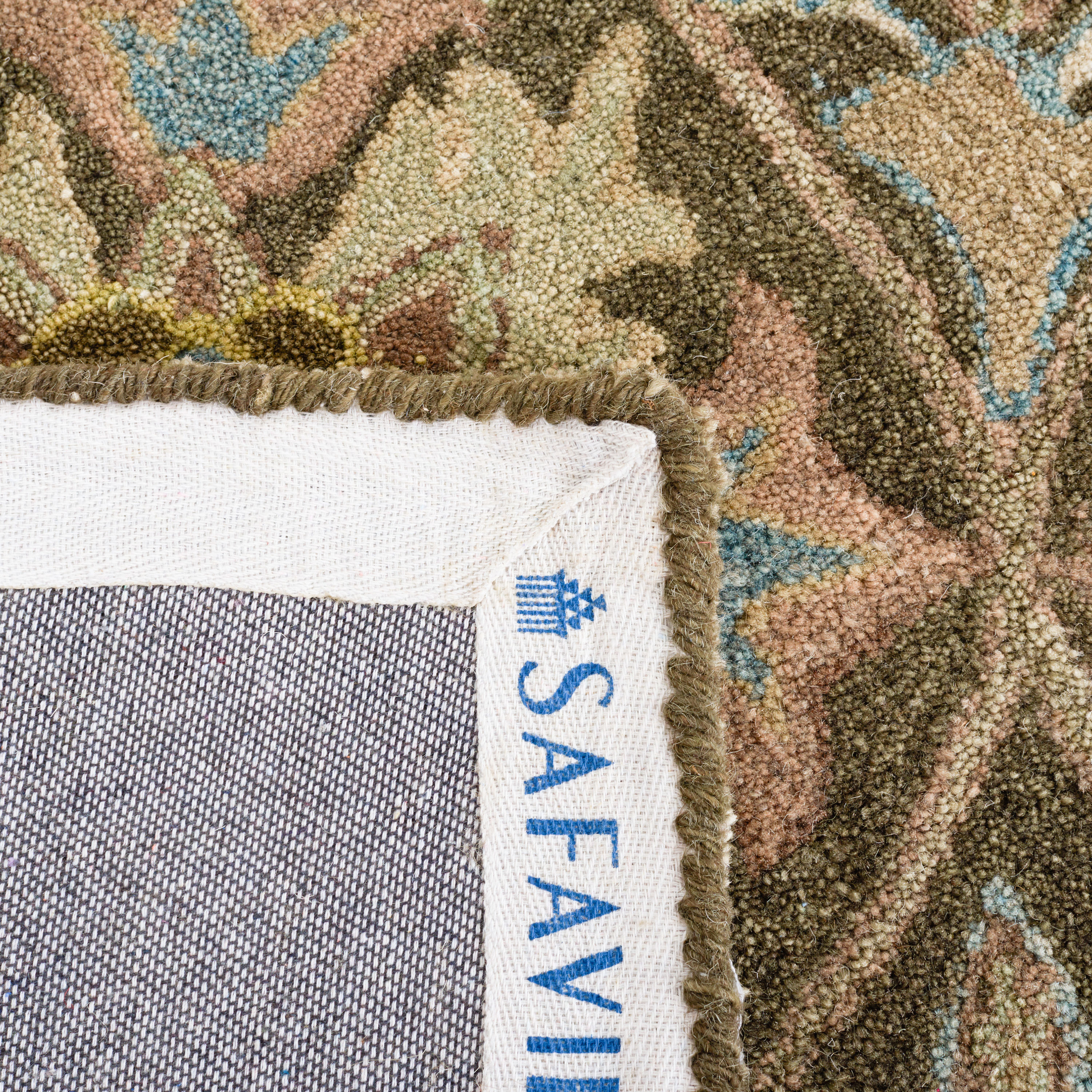 Anatolia Brown and Beige Floral Wool 4' x 6' Rug