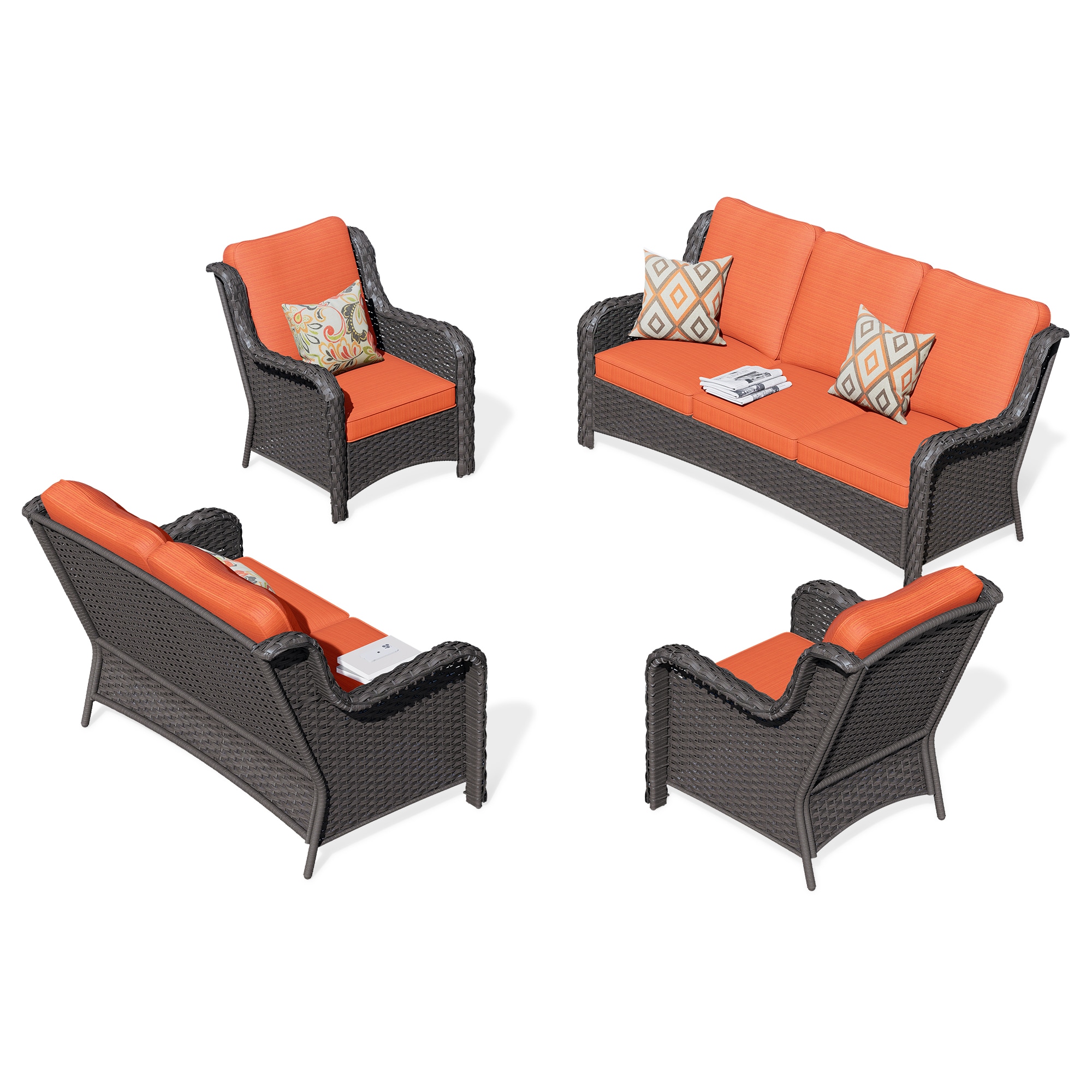 Ovios NTC8-602 Patio-Conversation-Sets - View #8
