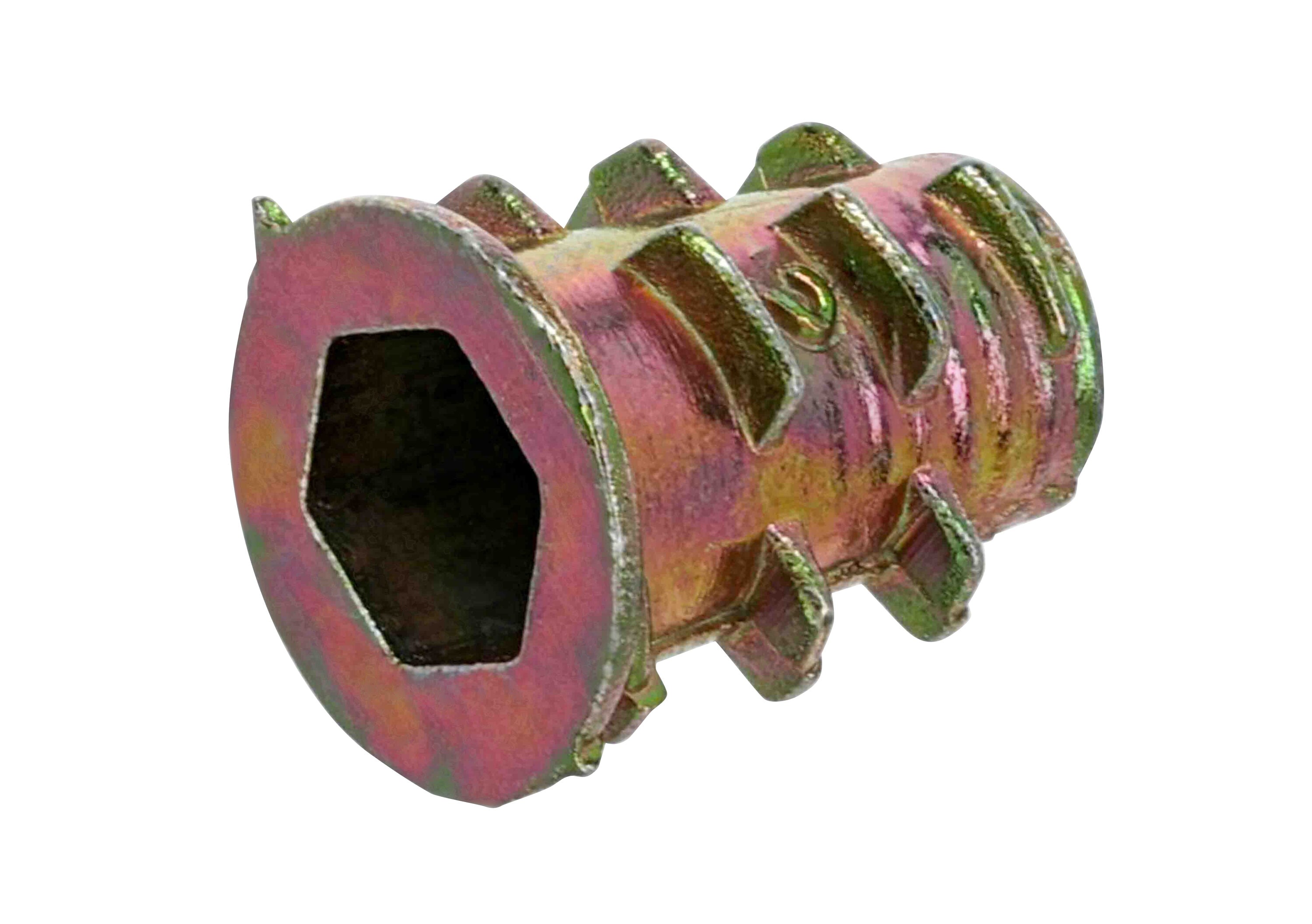 Hillman 4mm x 0.7 Zinc-plated Steel Wood insert Nut 4 -Count #886281