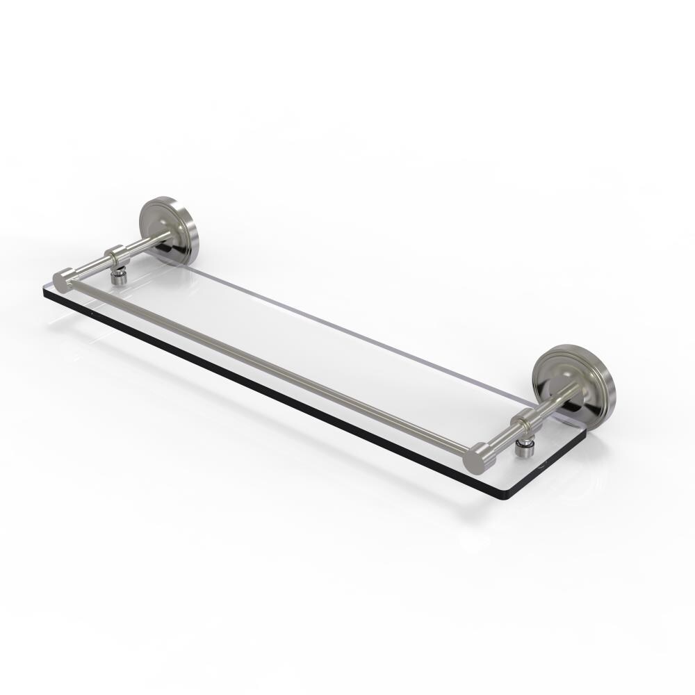 Allied Brass PRBP-1/22-GAL-SN Prestige Regal Satin Nickel Wall mount Bathroom Shelf ( 22-in x 3-in x 5-in )