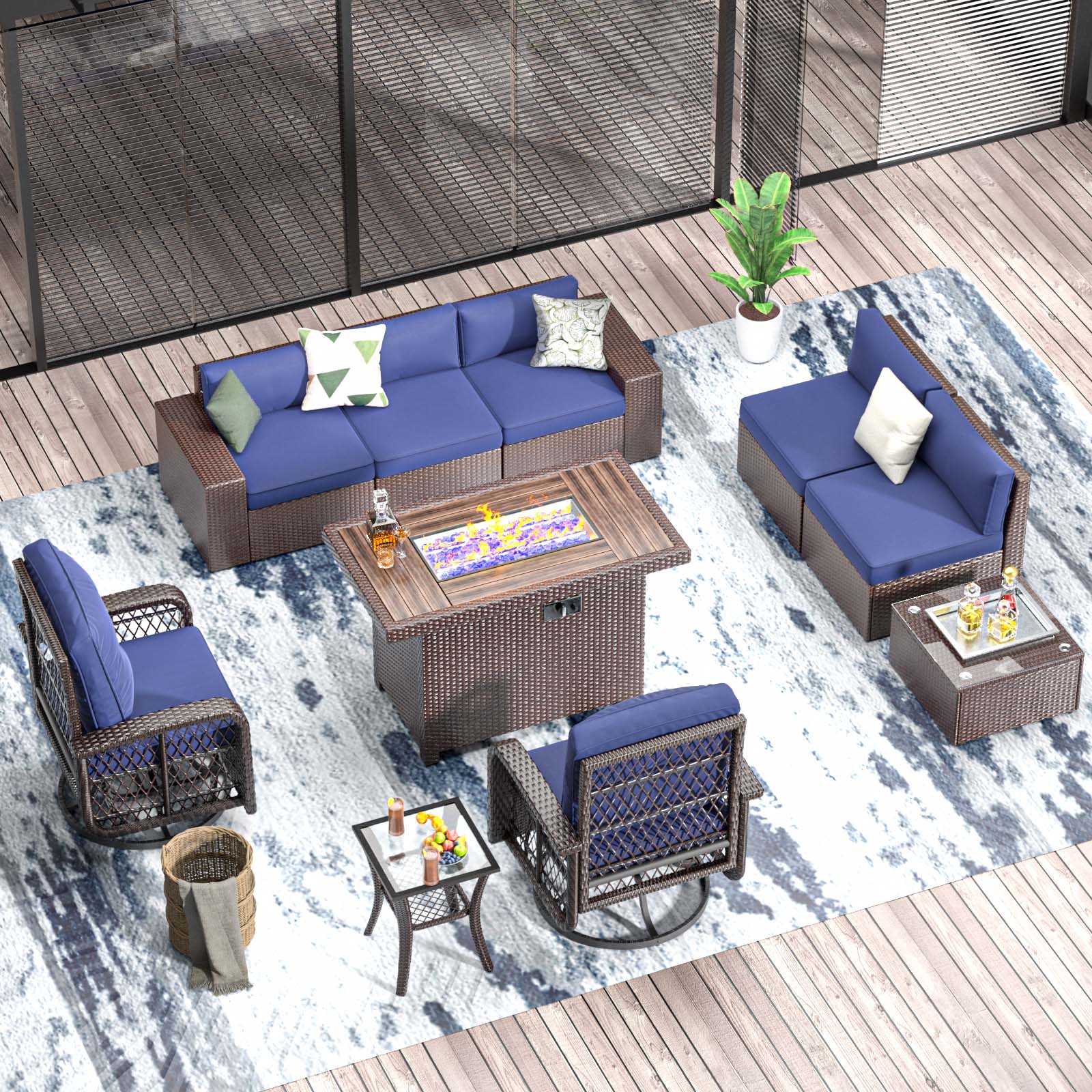 Bapipro BP3910U05 Patio-Conversation-Sets - View #2