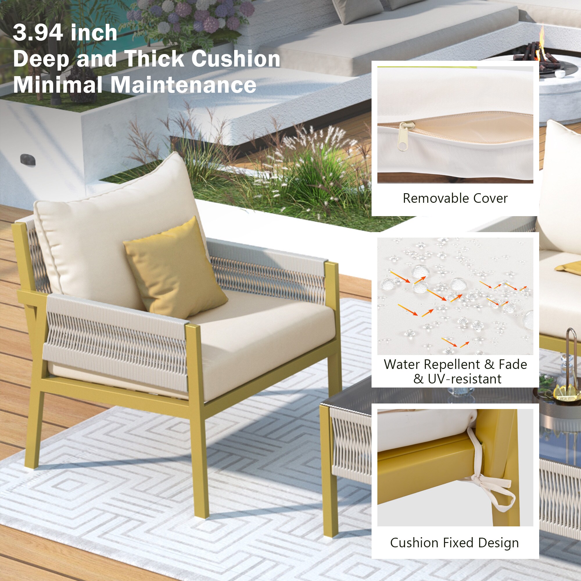 ModernLuxe L-SK000003AAZ Patio-Conversation-Sets - View #6